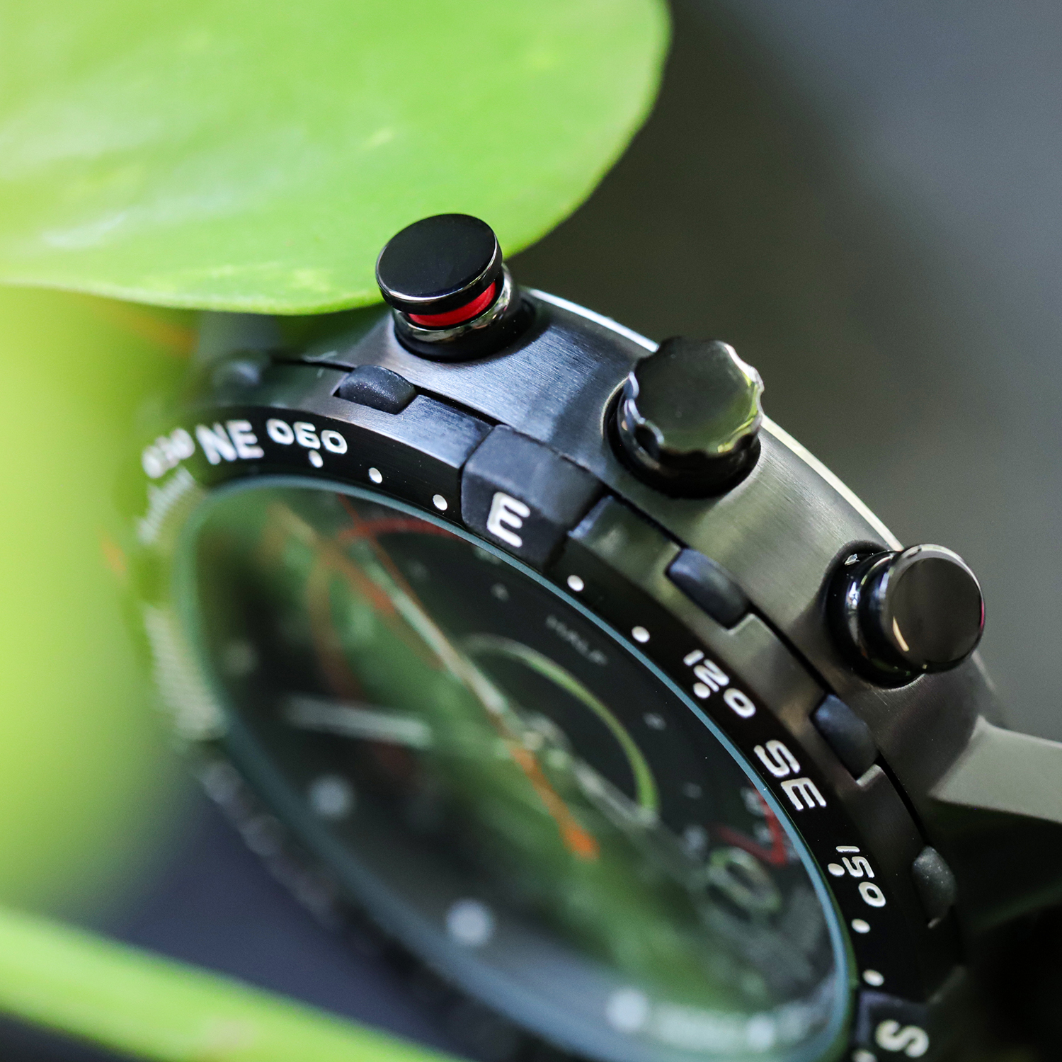 Timex T2N720 Allied Intelligent Quartz Tide Temp Compass Intelligent Quartz sportowy zegarek czarny - miniatura 7