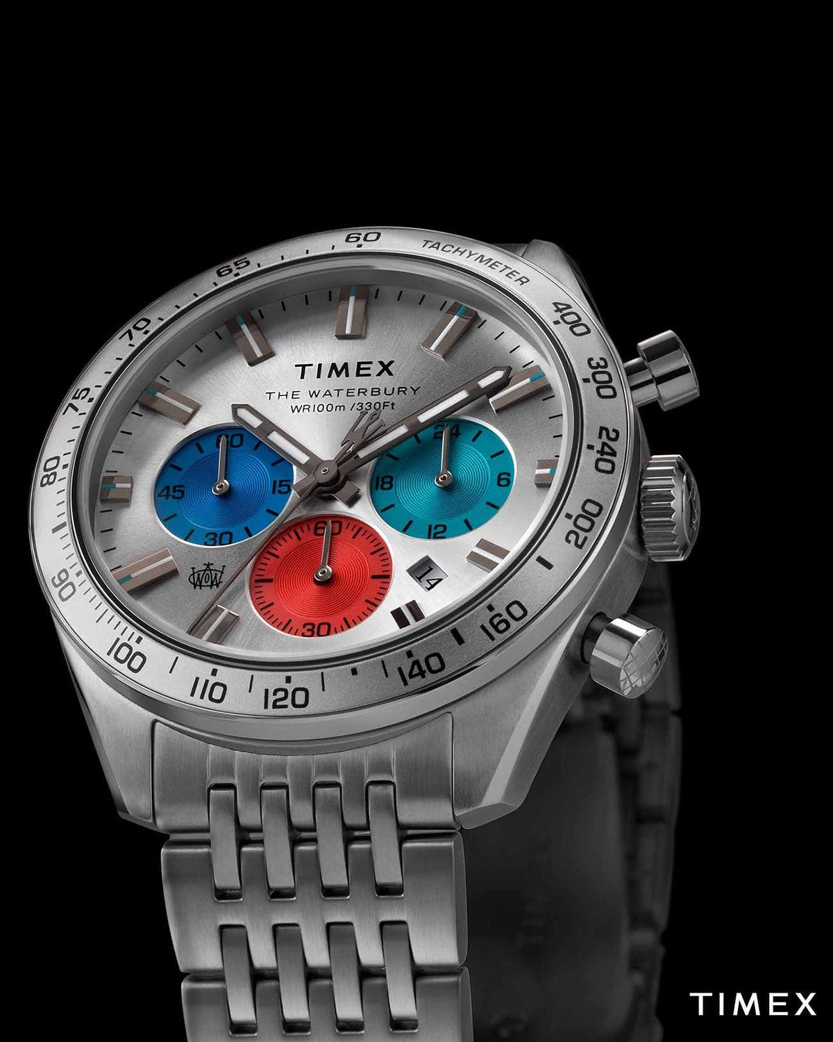 Timex TW2V42400 Waterbury Waterbury sportowy zegarek srebrny - miniatura 9