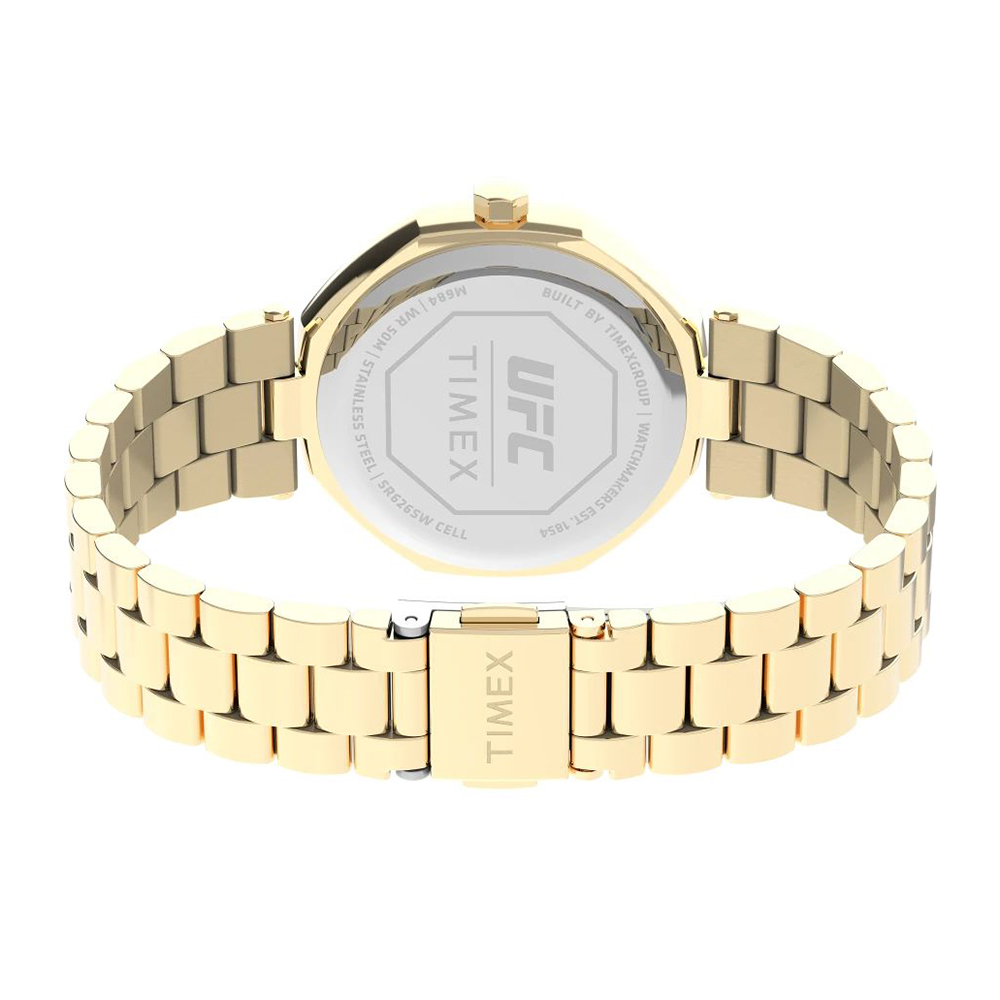Timex TW2V83100 zegarek złoty klasyczny UFC bransoleta - miniatura 5