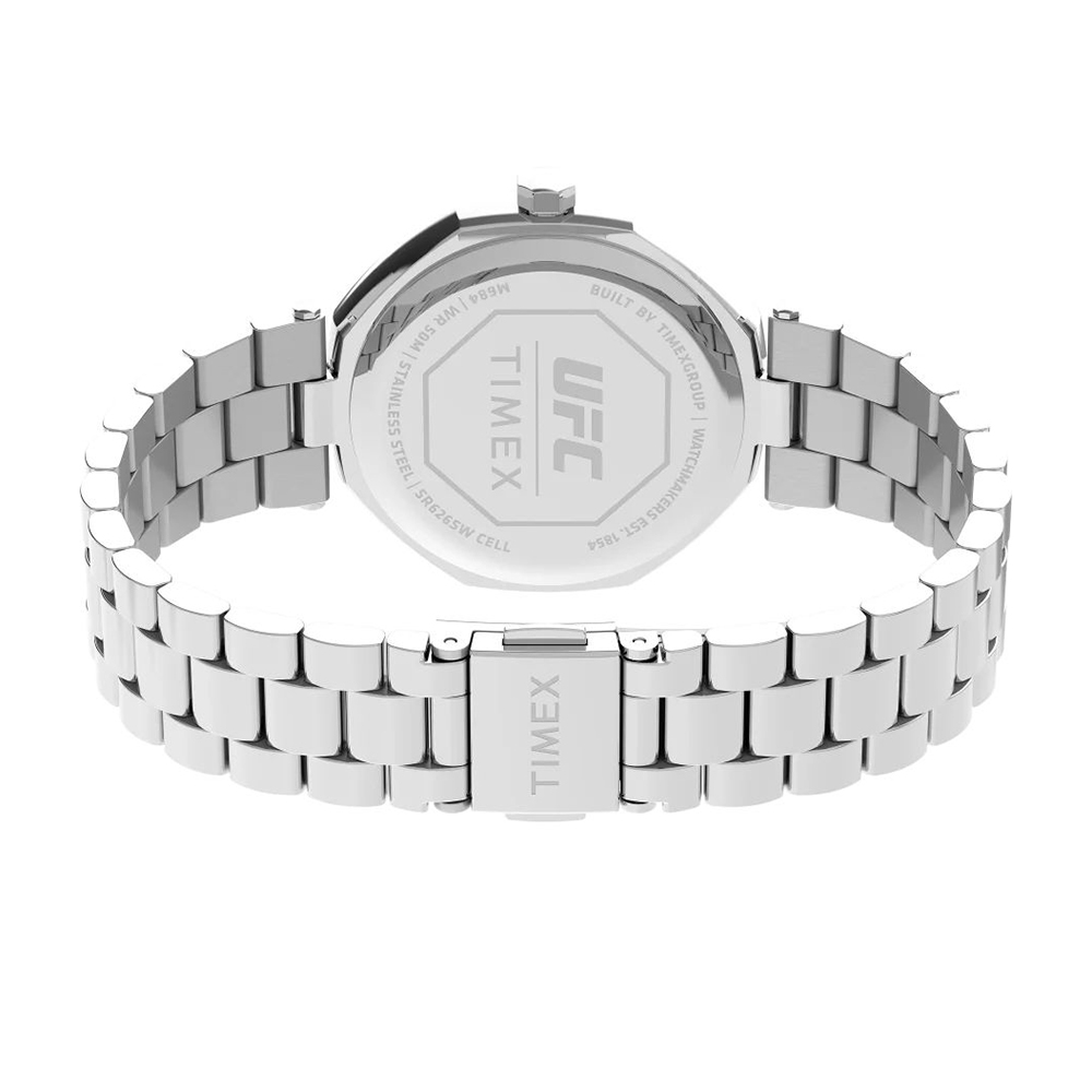 Timex TW2V83200 zegarek srebrny klasyczny UFC bransoleta - miniatura 5