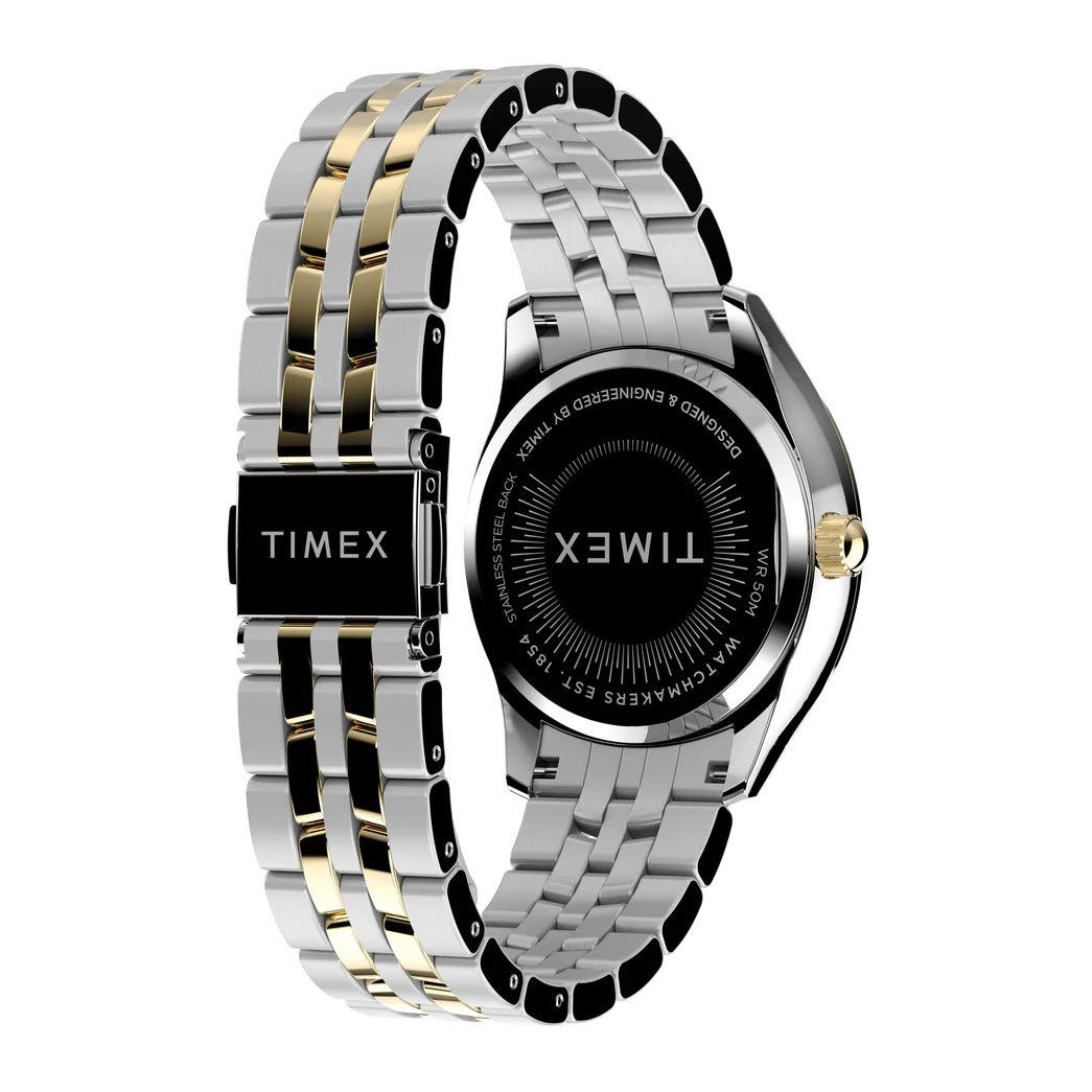 Timex TW2W17700 zegarek srebrny klasyczny Trend bransoleta - miniatura 5