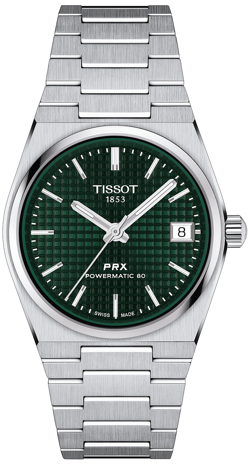 PRX 35 POWERMATIC 80 Green 35mm Tissot T137.207.11.091.00 
