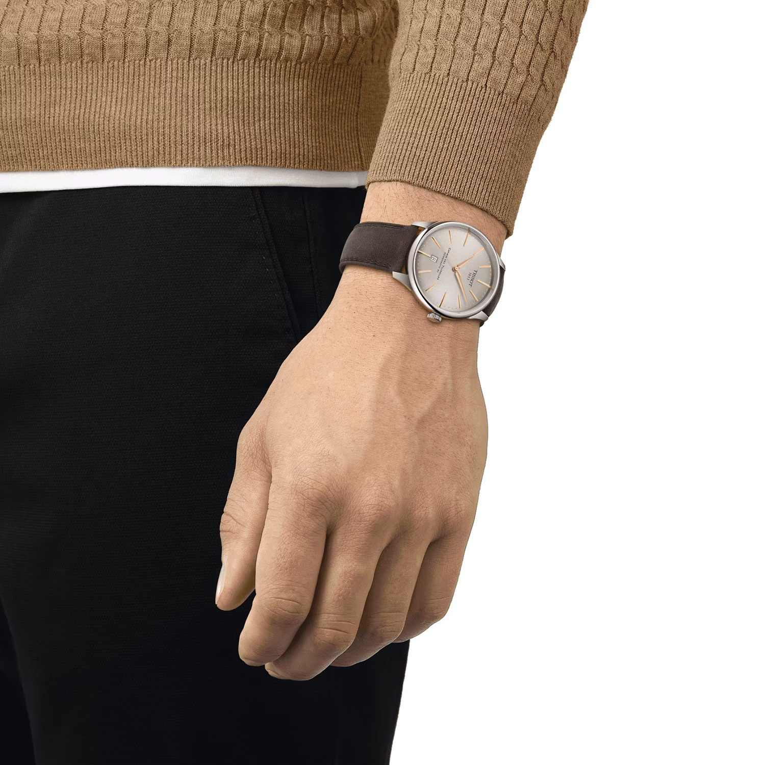 CHEMIN DES TOURELESS POWERMATIC 80 42mm Tissot T139.407.16.261.00 - hover