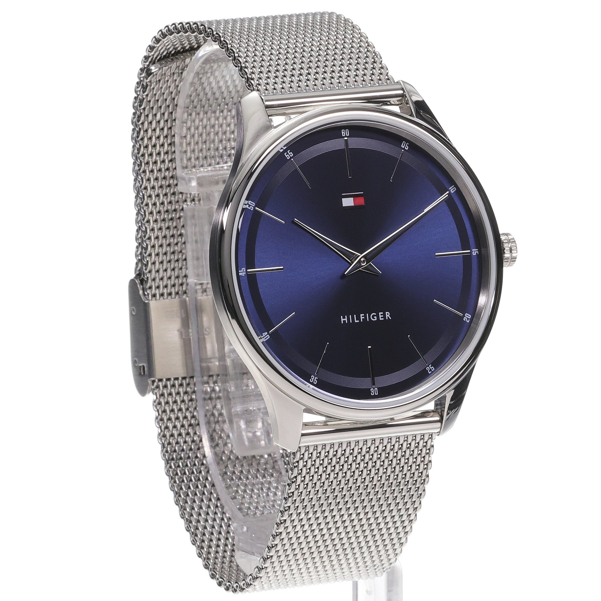 Tommy Hilfiger 1710468 zegarek srebrny klasyczny Męskie bransoleta - miniatura 3