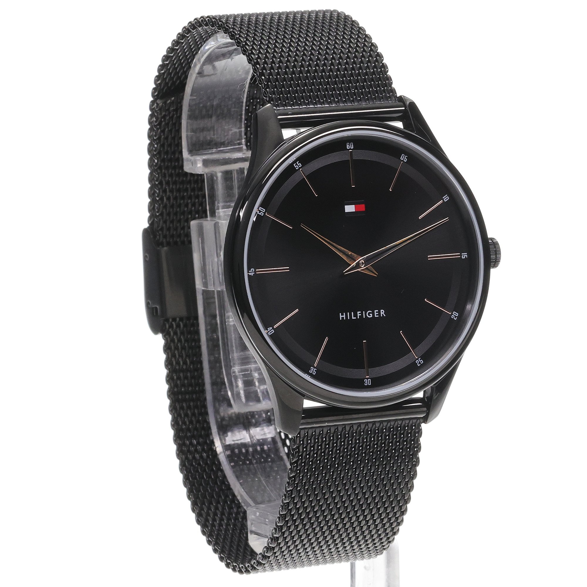Tommy Hilfiger 1710470 zegarek czarny klasyczny Męskie bransoleta - miniatura 3