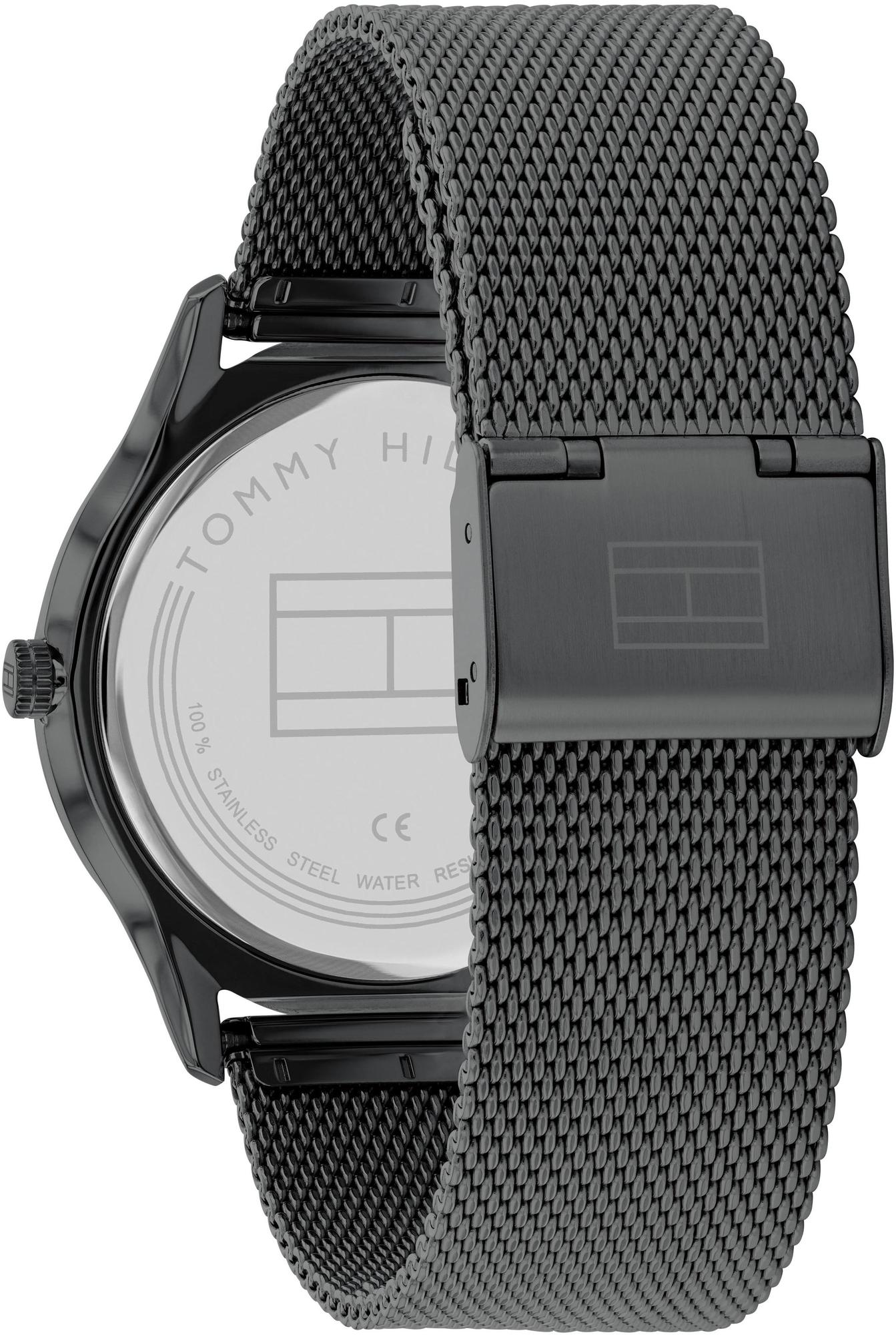Tommy Hilfiger 1710470 zegarek czarny klasyczny Męskie bransoleta - miniatura 6