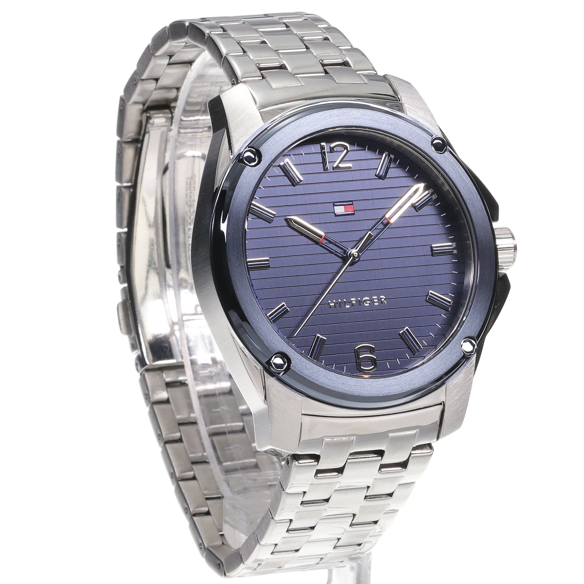 Tommy Hilfiger 1710487 zegarek srebrny klasyczny Męskie bransoleta - miniatura 3