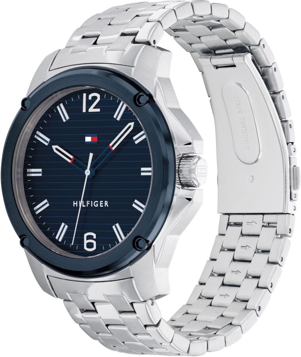 Tommy Hilfiger 1710487 zegarek srebrny klasyczny Męskie bransoleta - miniatura 5