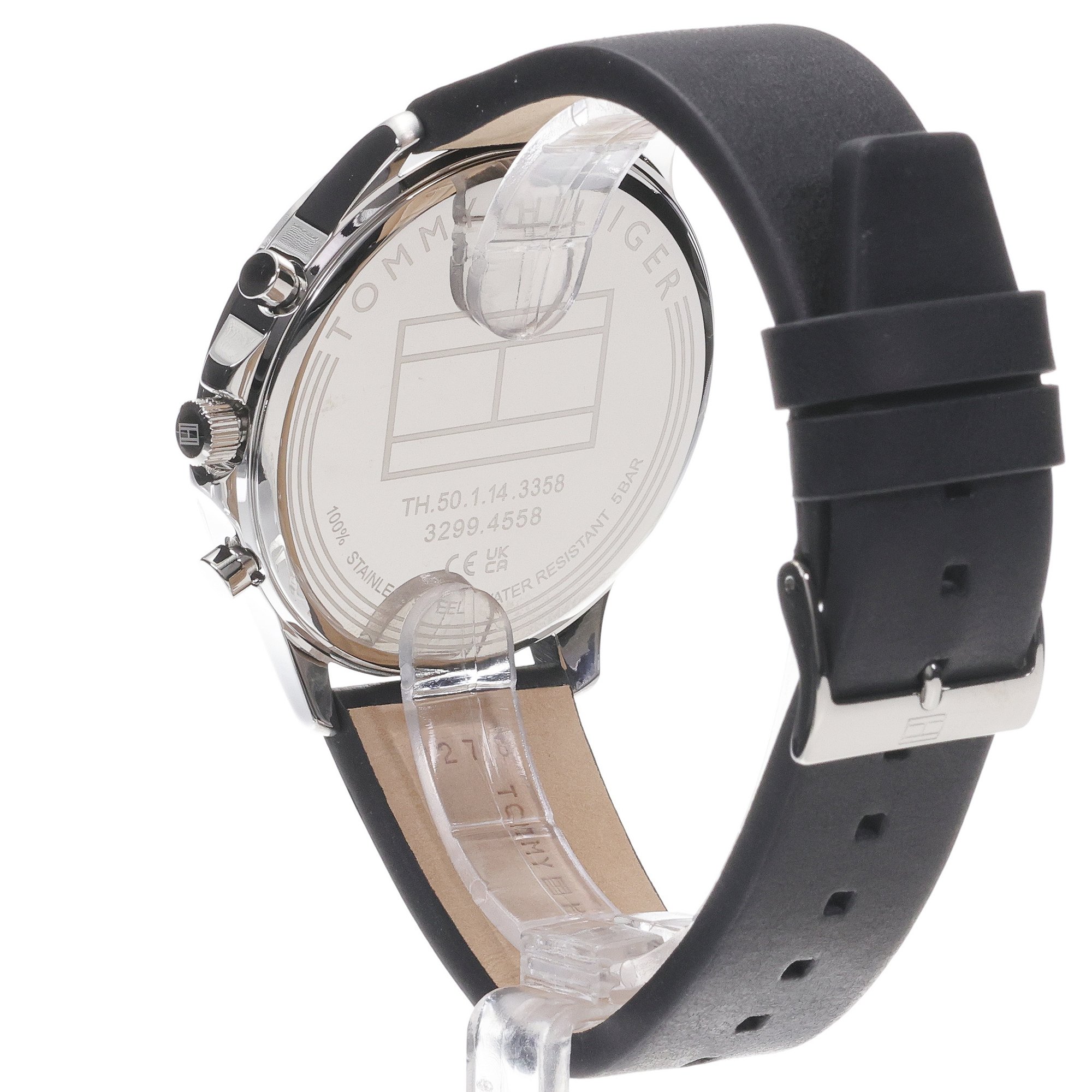 Tommy Hilfiger 1710495 zegarek srebrny klasyczny Męskie pasek - miniatura 4