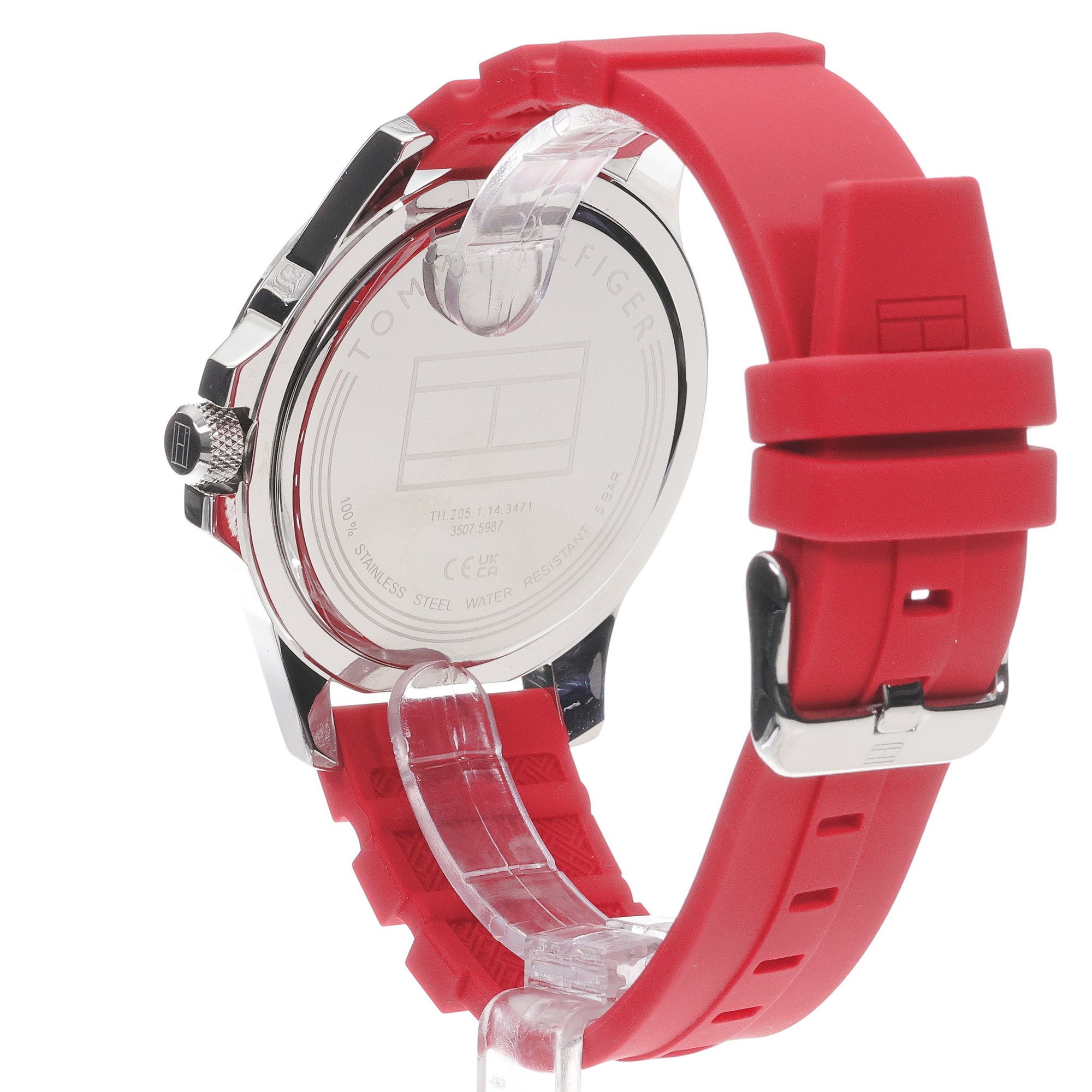Tommy Hilfiger 1710540 zegarek srebrny klasyczny Męskie pasek - miniatura 4