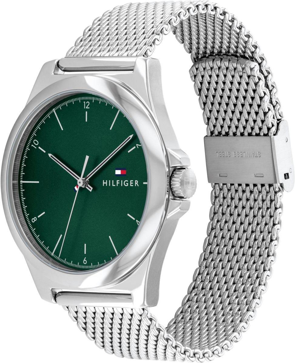 Tommy Hilfiger 1710548 zegarek srebrny klasyczny Męskie bransoleta - miniatura 5