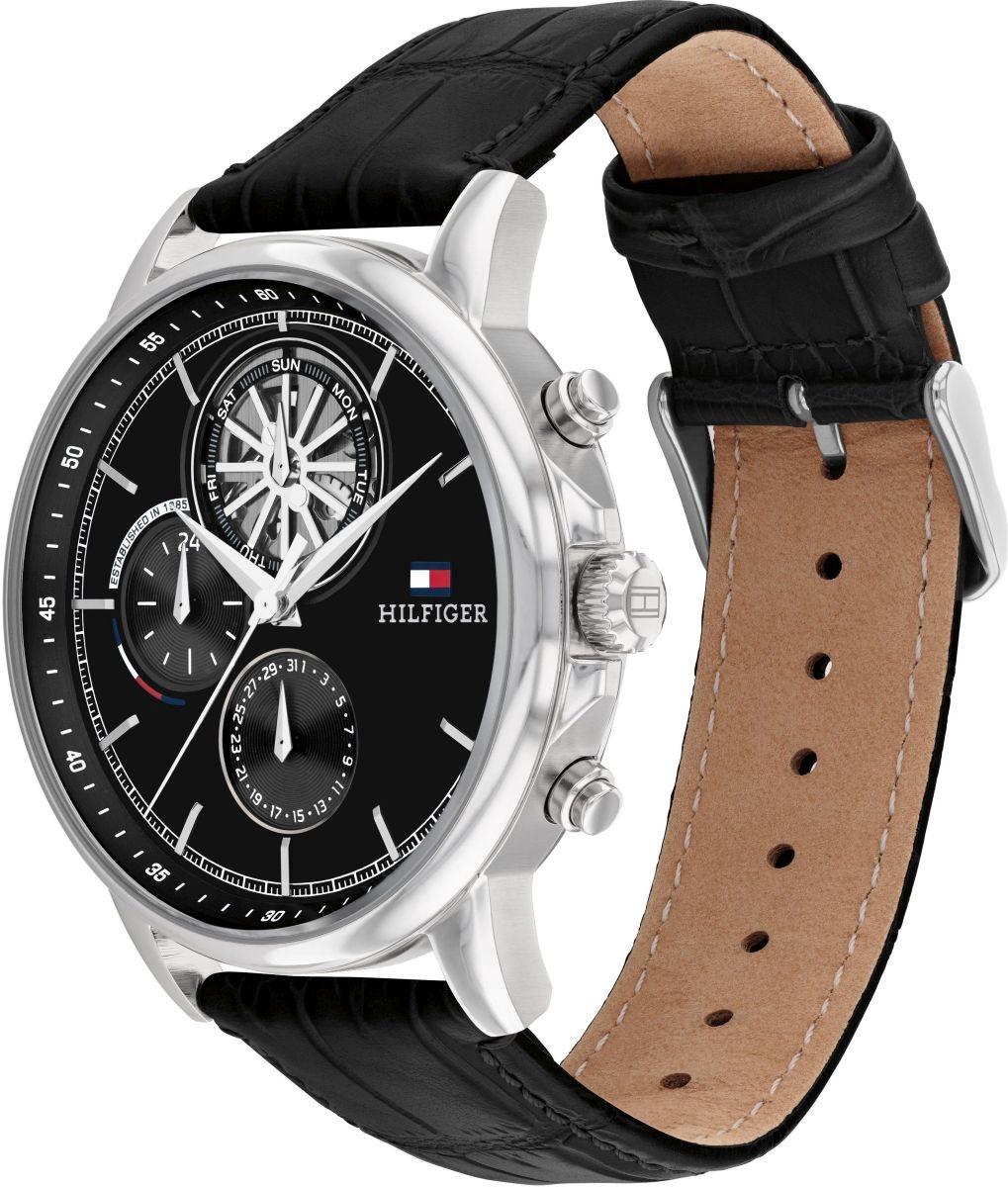 Tommy Hilfiger 1710605 zegarek srebrny klasyczny Męskie pasek - miniatura 5