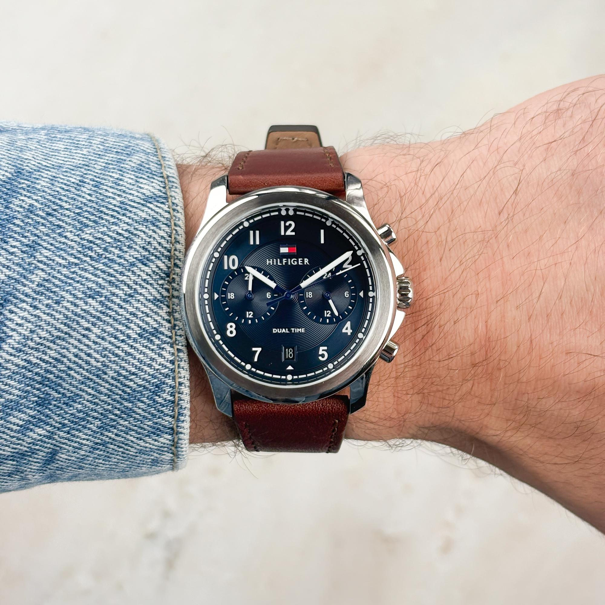 Tommy Hilfiger 1710625 Męskie Wesley zegarek męski klasyczny mineralne - miniatura 8