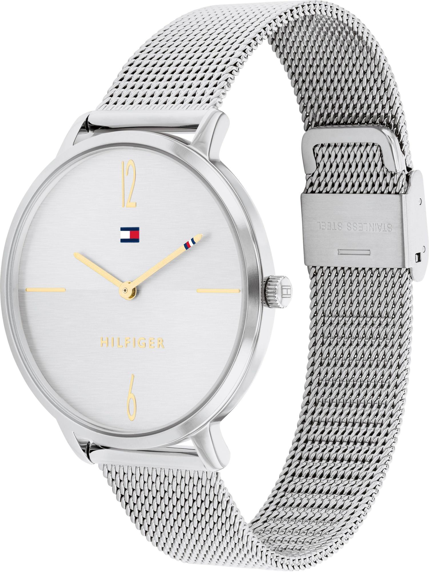 Tommy Hilfiger 1782338 zegarek srebrny klasyczny Damskie bransoleta - miniatura 5