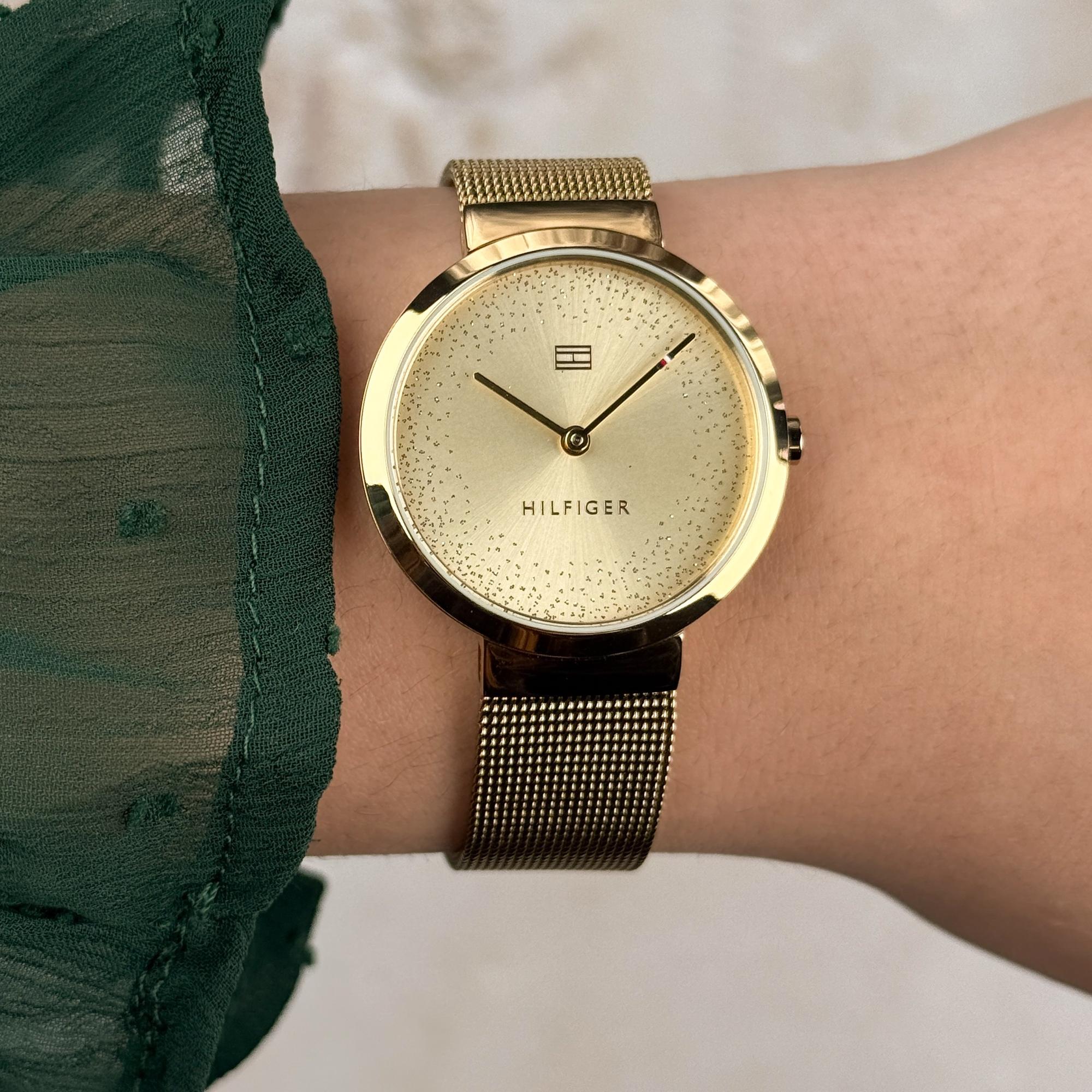 Tommy Hilfiger 1782487 zegarek złoty klasyczny Damskie bransoleta - miniatura 8