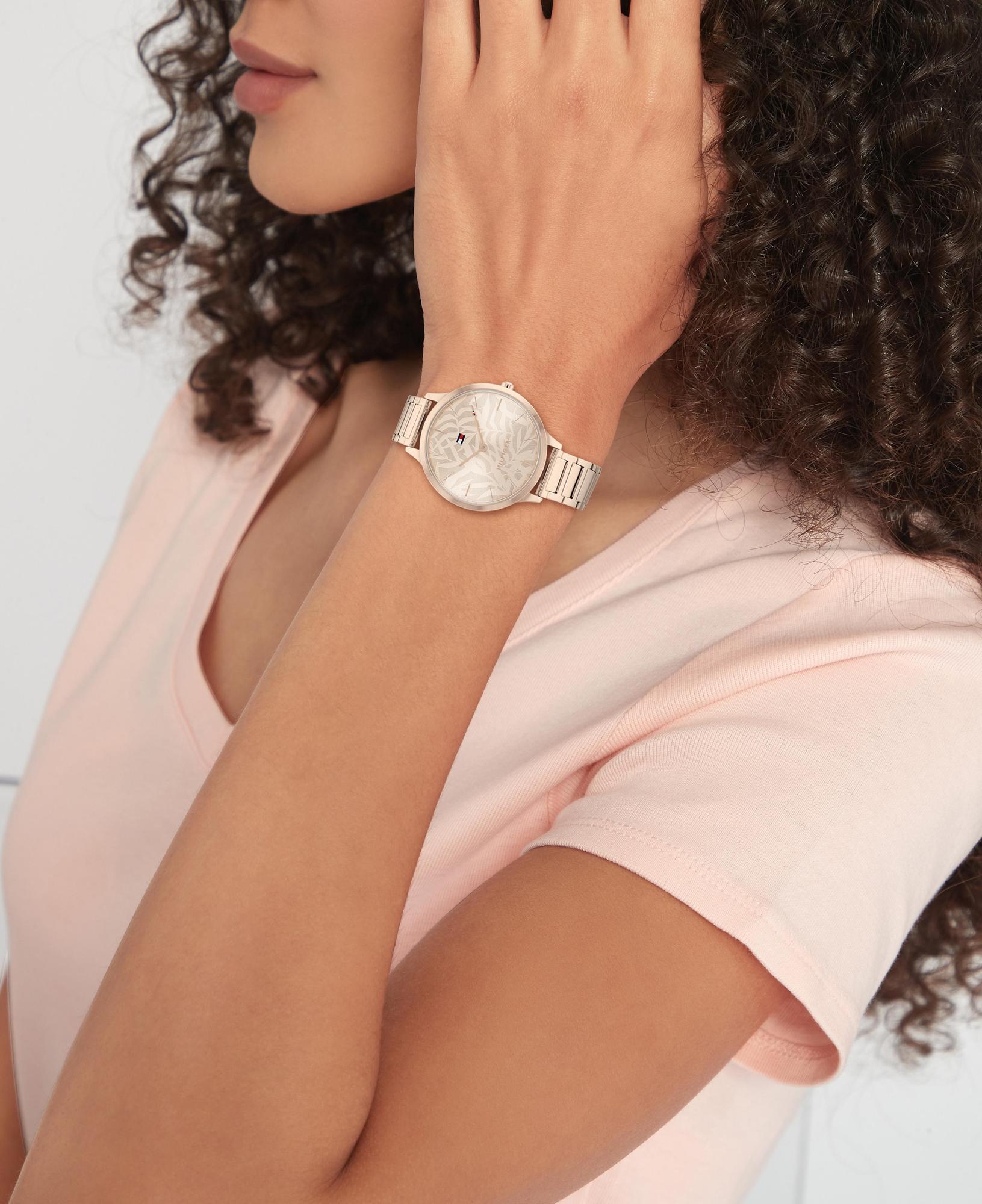 Tommy Hilfiger 1782497 zegarek różowe złoto klasyczny Damskie bransoleta - miniatura 4