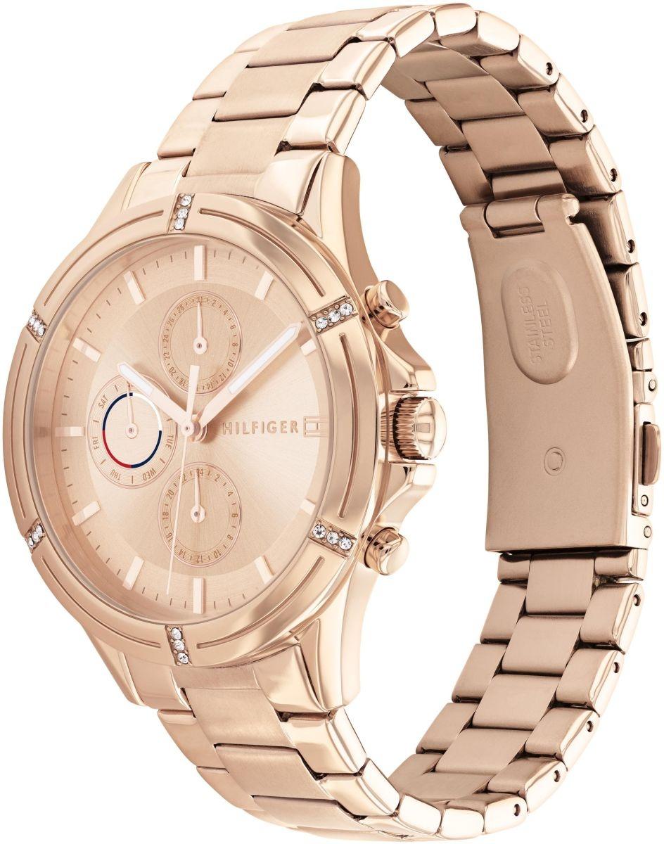 Tommy Hilfiger 1782505 zegarek różowe złoto fashion-modowy Damskie bransoleta - miniatura 2