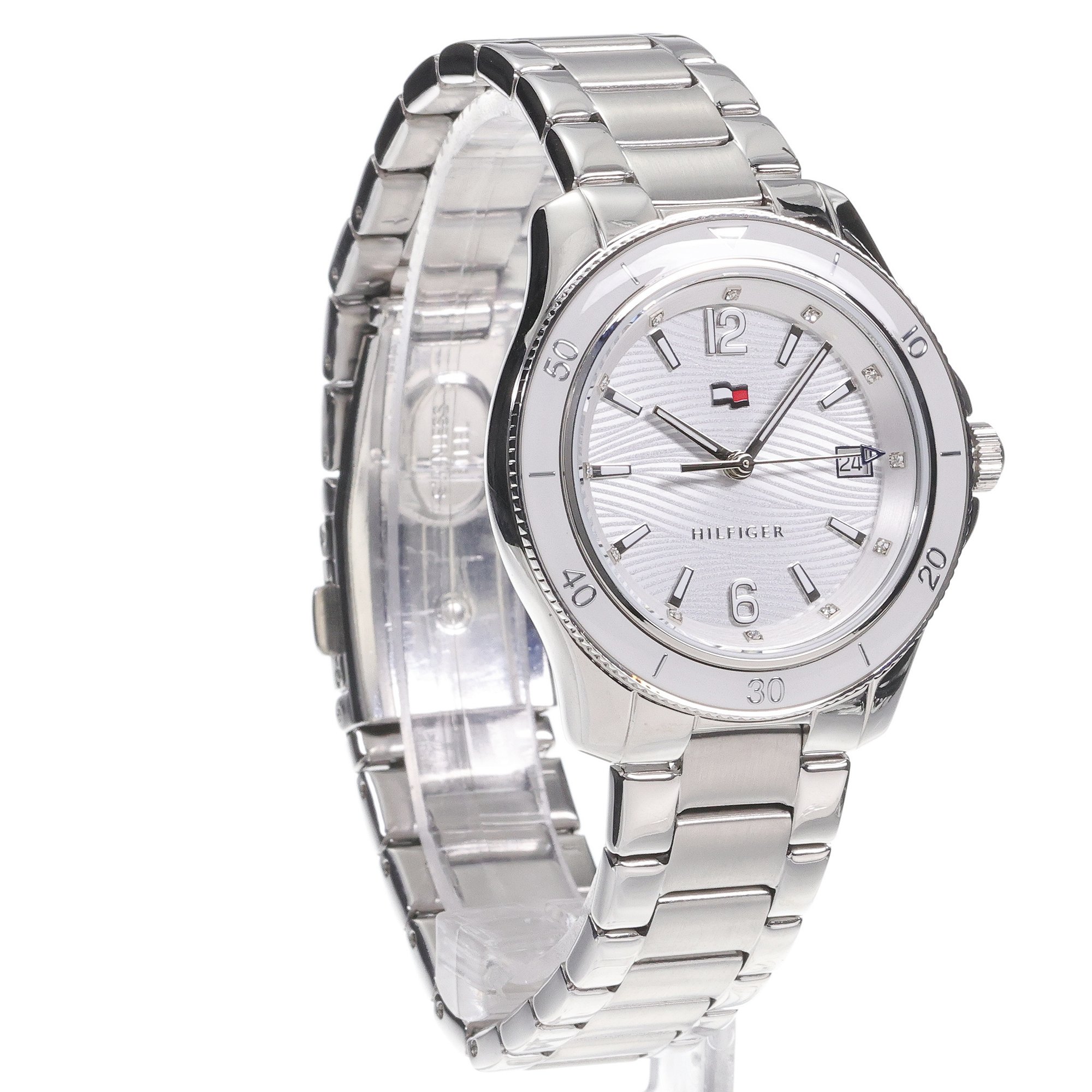 Tommy Hilfiger 1782512 zegarek srebrny klasyczny Damskie bransoleta - miniatura 3