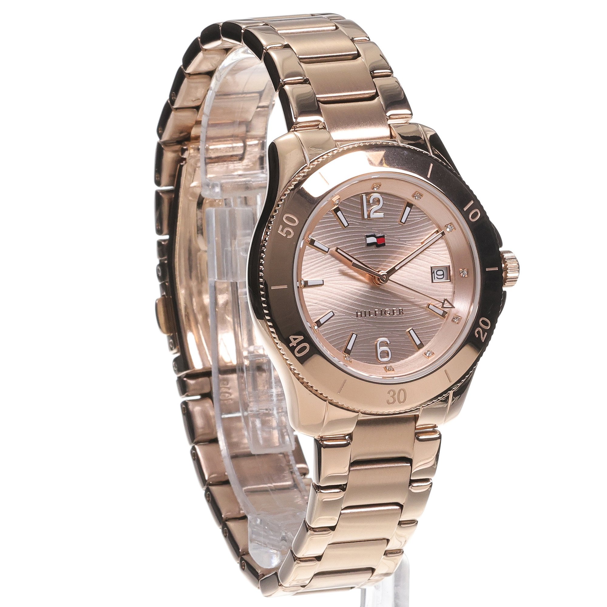 Tommy Hilfiger 1782514 zegarek różowe złoto klasyczny Damskie bransoleta - miniatura 3