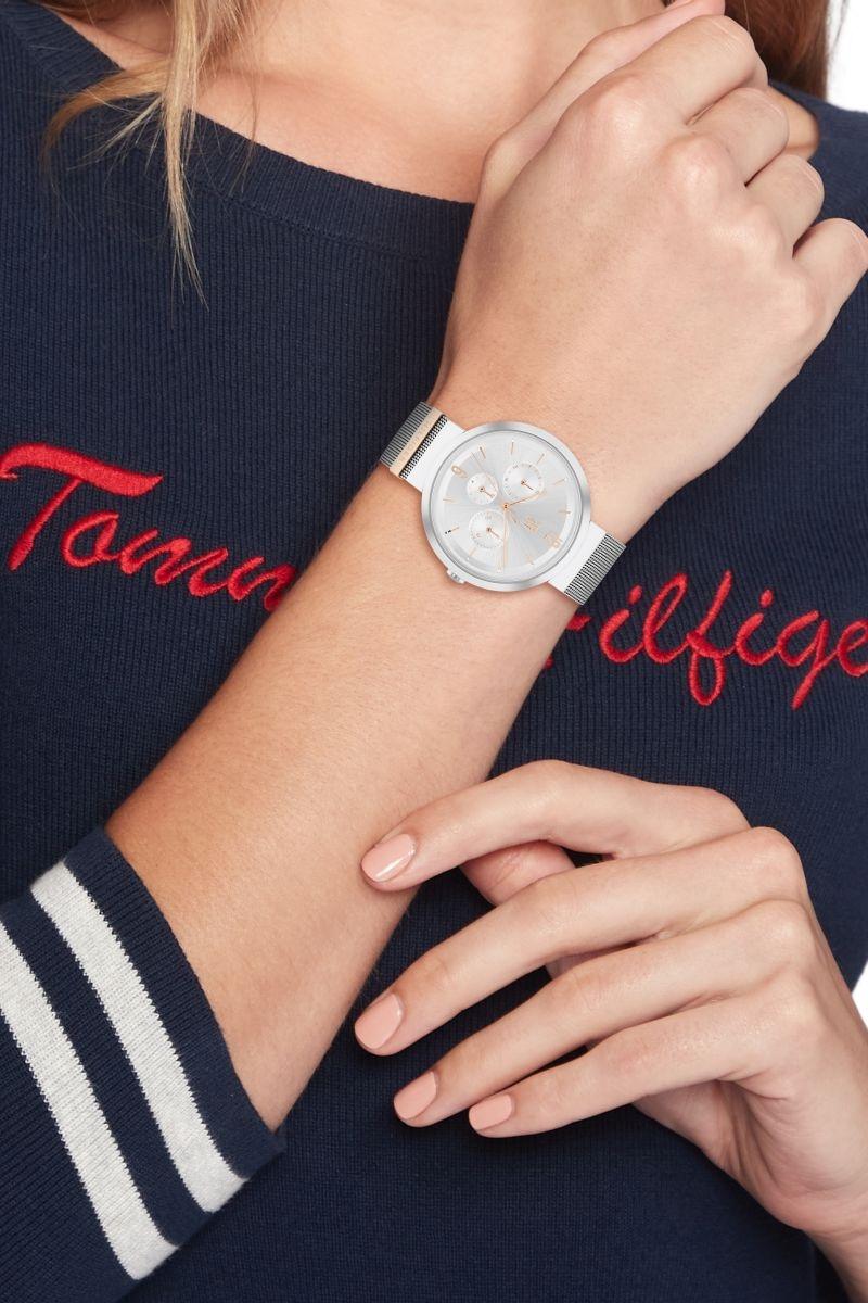 Tommy Hilfiger 1782537 Lidia Damskie fashion-modowy zegarek srebrny - miniatura 7