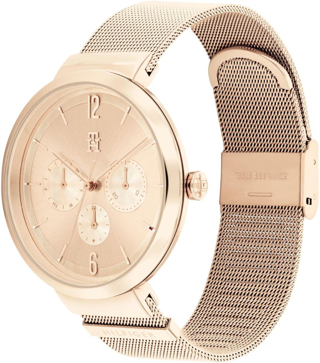 Tommy Hilfiger 1782538 zegarek różowe złoto fashion-modowy Damskie bransoleta - miniatura 2