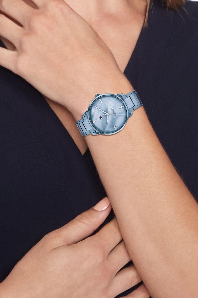 Tommy Hilfiger 1782547 Paige Damskie klasyczny zegarek niebieski - miniatura 7