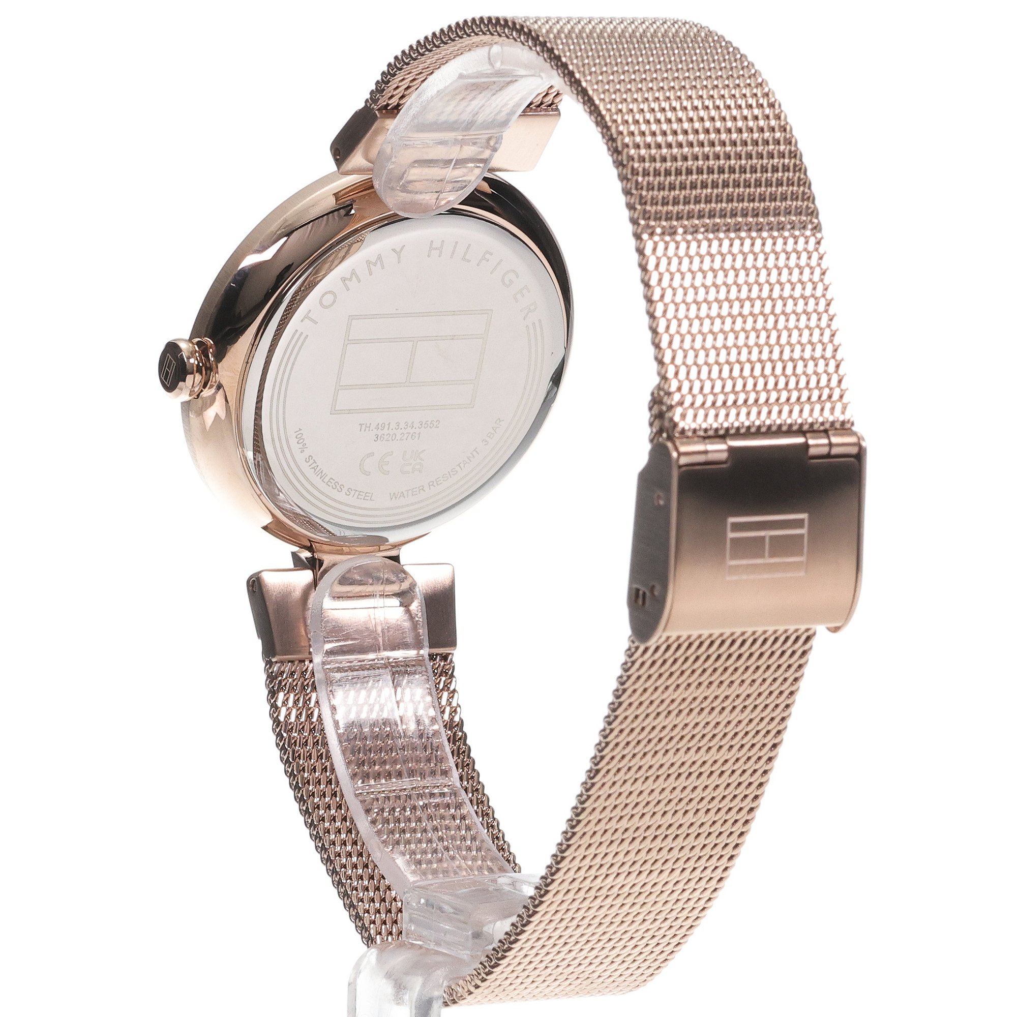 Tommy Hilfiger 1782633 zegarek różowe złoto klasyczny Damskie bransoleta - miniatura 4