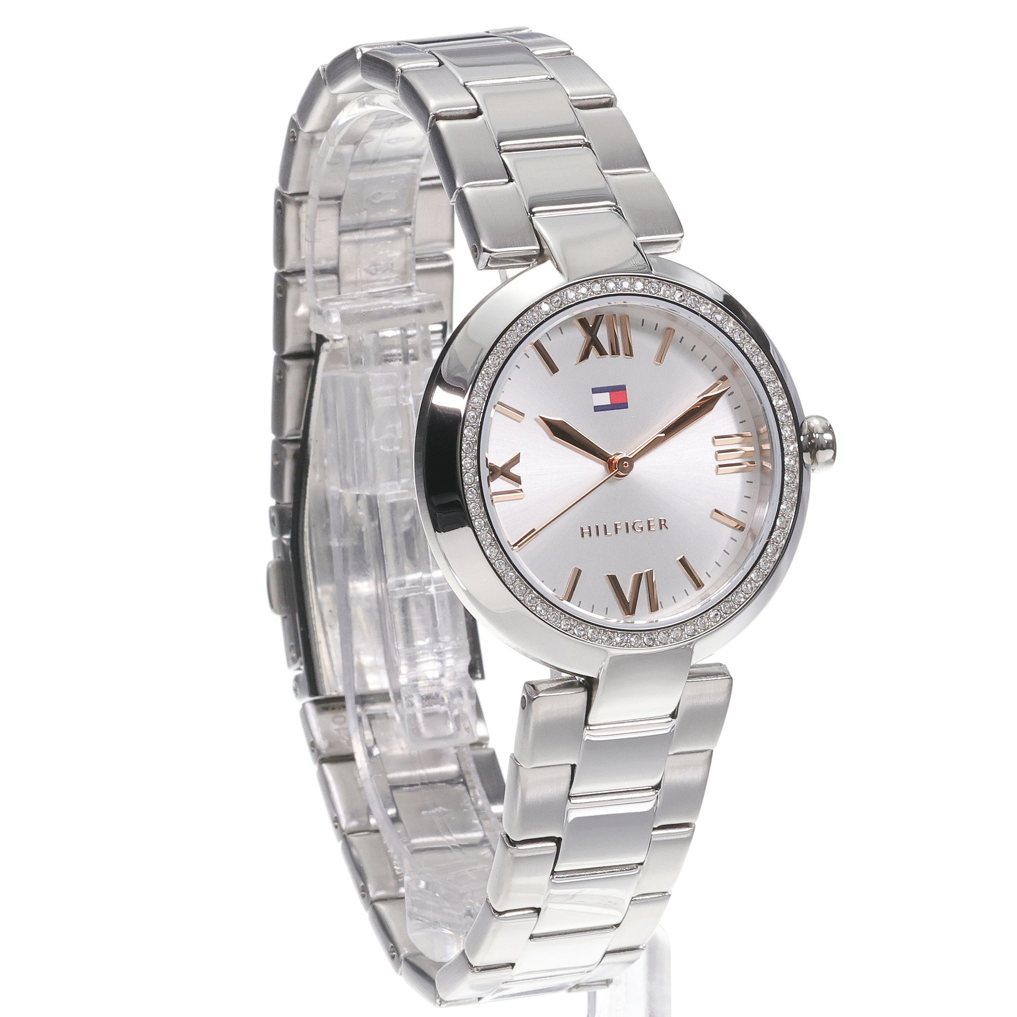 Tommy Hilfiger 1782681 zegarek srebrny klasyczny Damskie bransoleta - miniatura 3