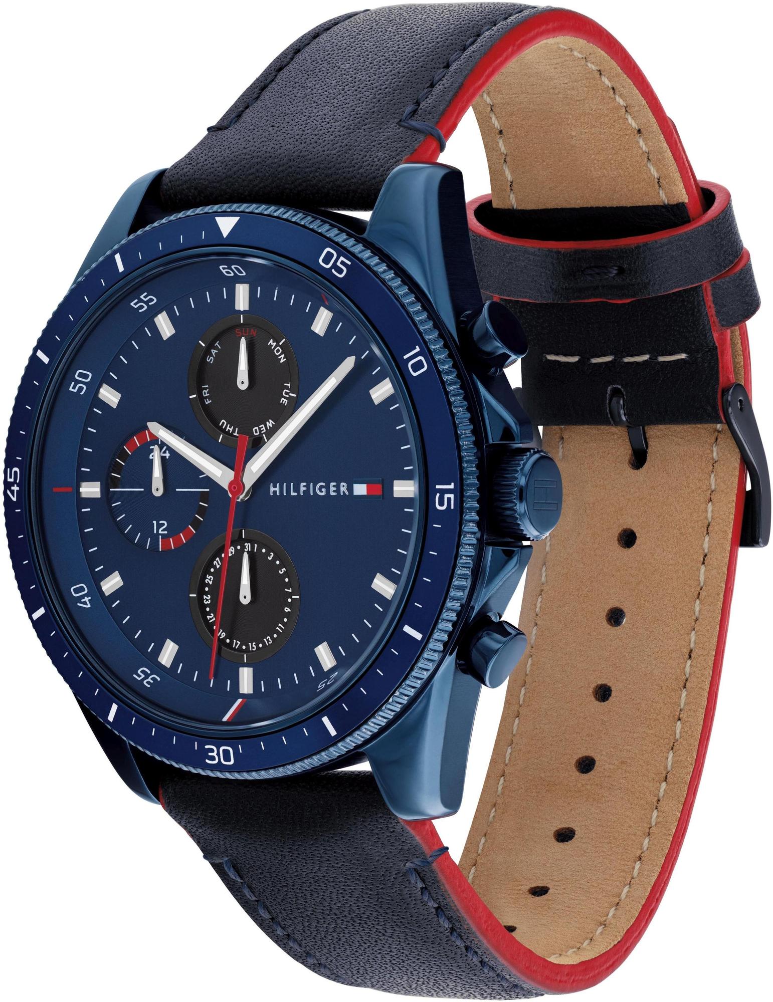 Tommy Hilfiger 1791839 zegarek niebieski fashion-modowy Męskie pasek
