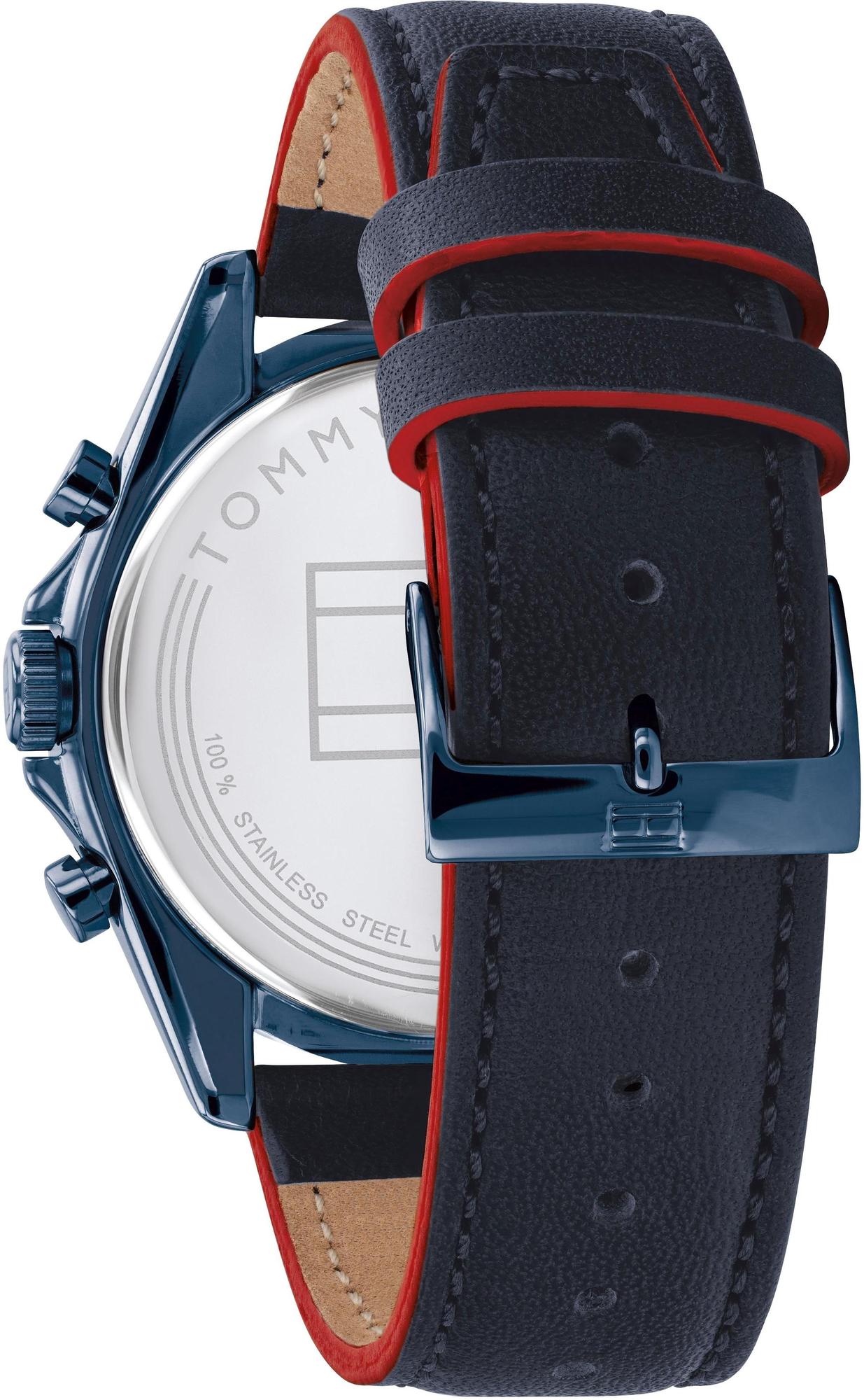 Tommy Hilfiger 1791839 zegarek niebieski fashion-modowy Męskie pasek