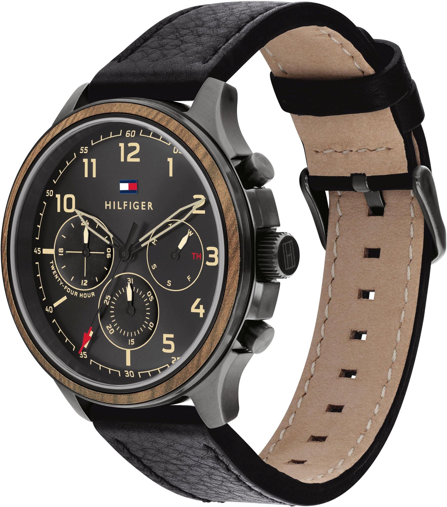 Tommy Hilfiger 1791854 zegarek czarny klasyczny Męskie pasek - miniatura 2