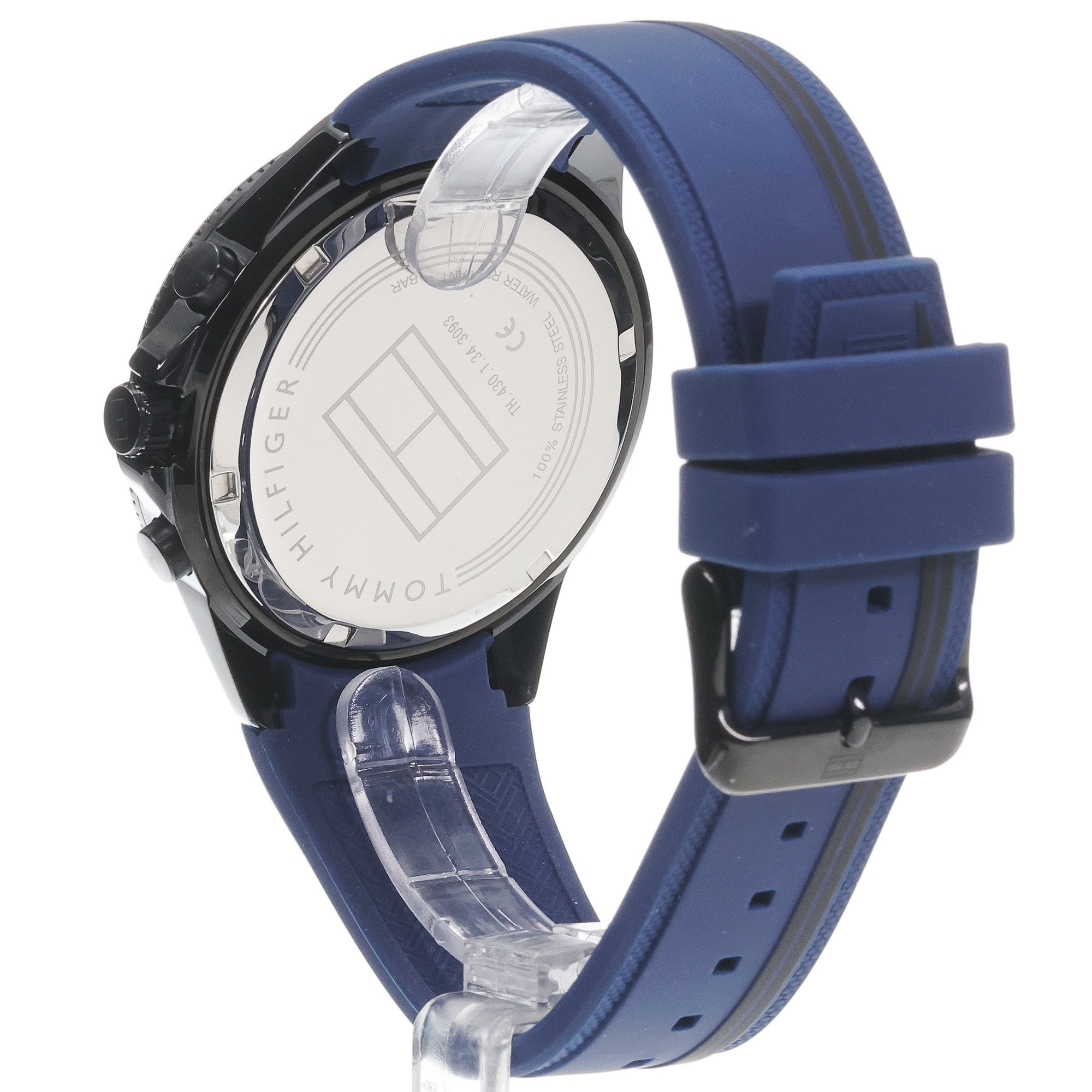 Tommy Hilfiger 1791860 zegarek czarny klasyczny Męskie pasek