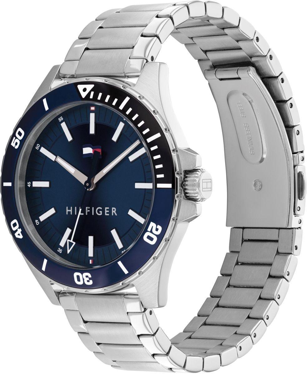 Tommy Hilfiger 1792012 Logan Męskie klasyczny zegarek srebrny - miniatura 6