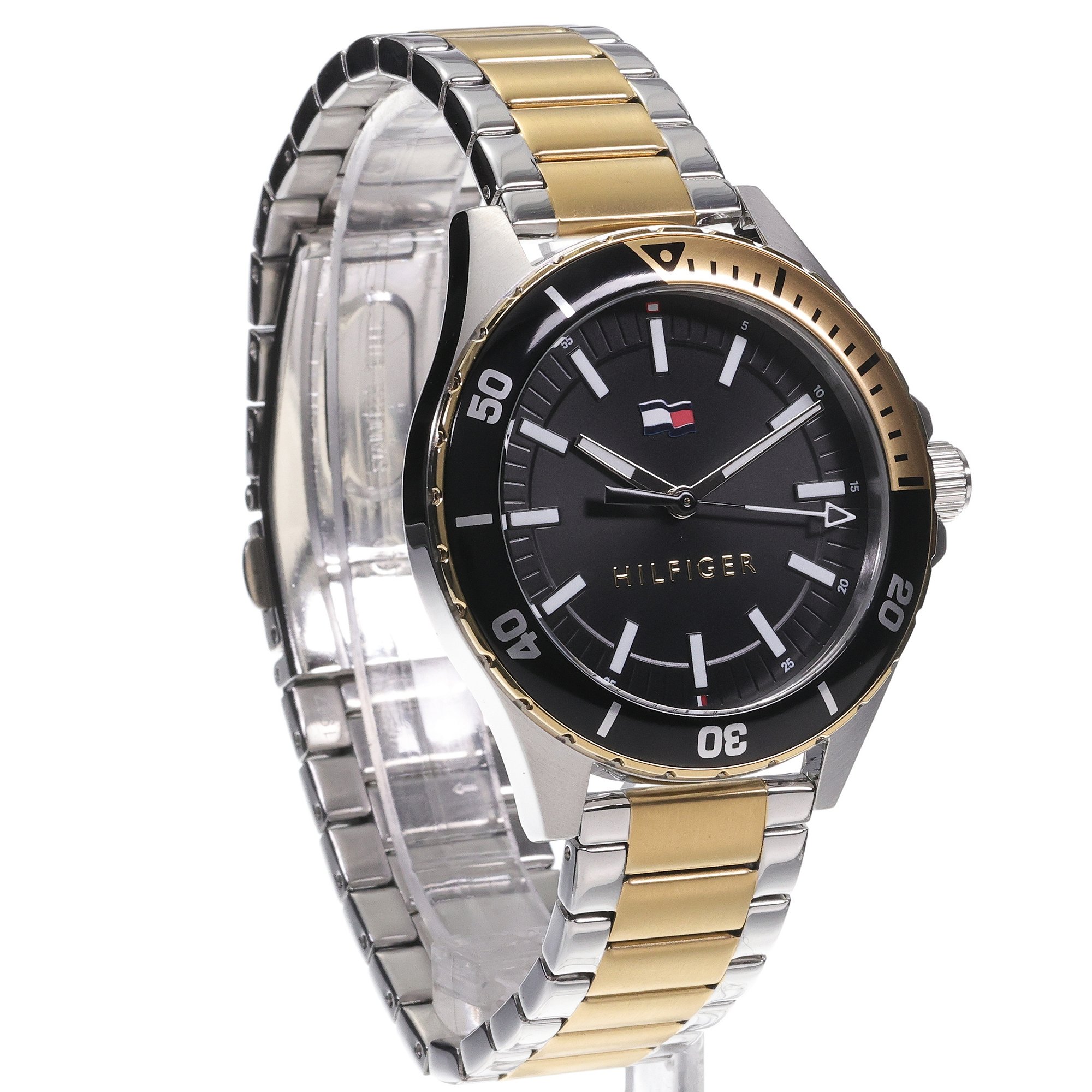 Tommy Hilfiger 1792013 zegarek srebrny klasyczny Męskie bransoleta - miniatura 3