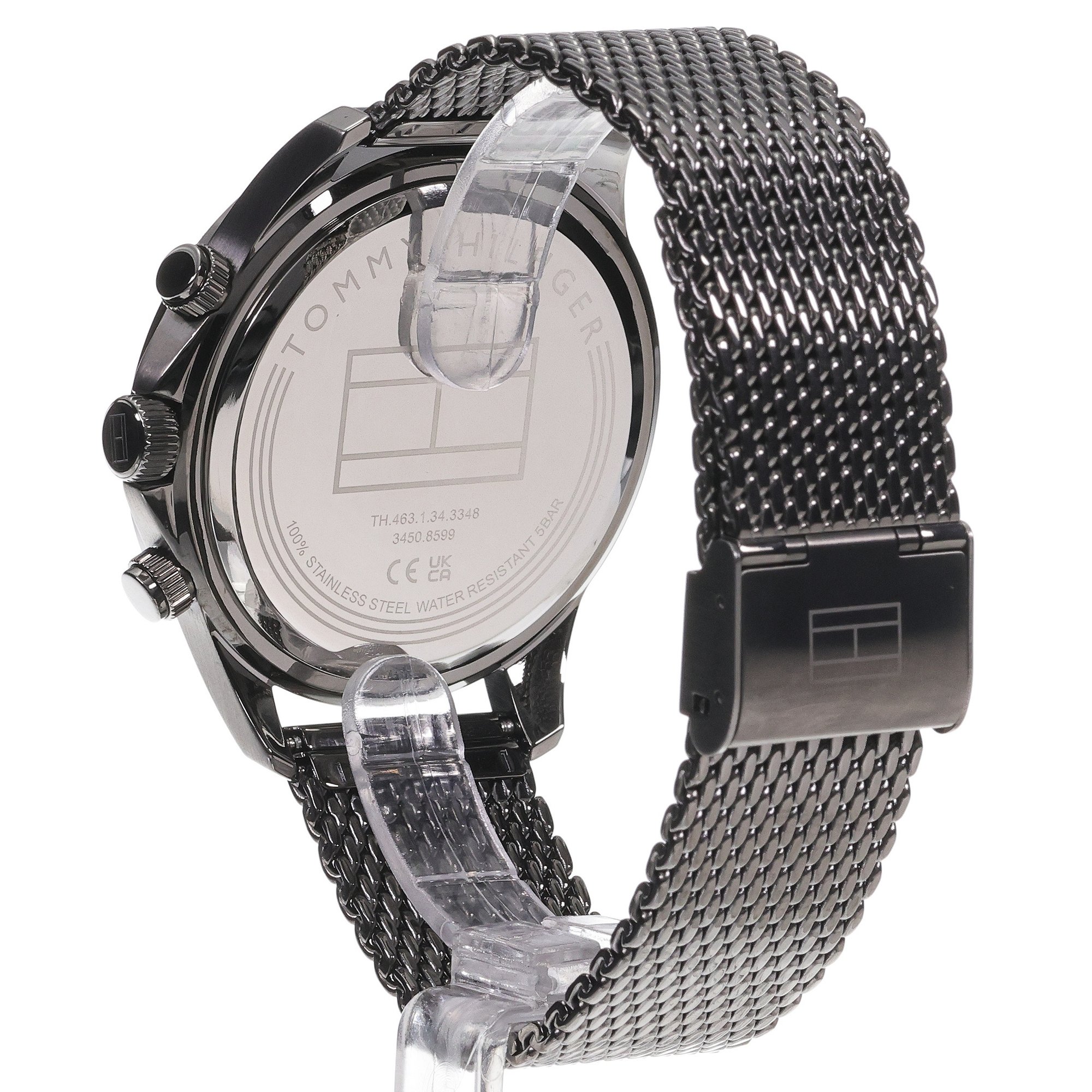 Tommy Hilfiger 1792019 zegarek szary sportowy Męskie bransoleta - miniatura 4