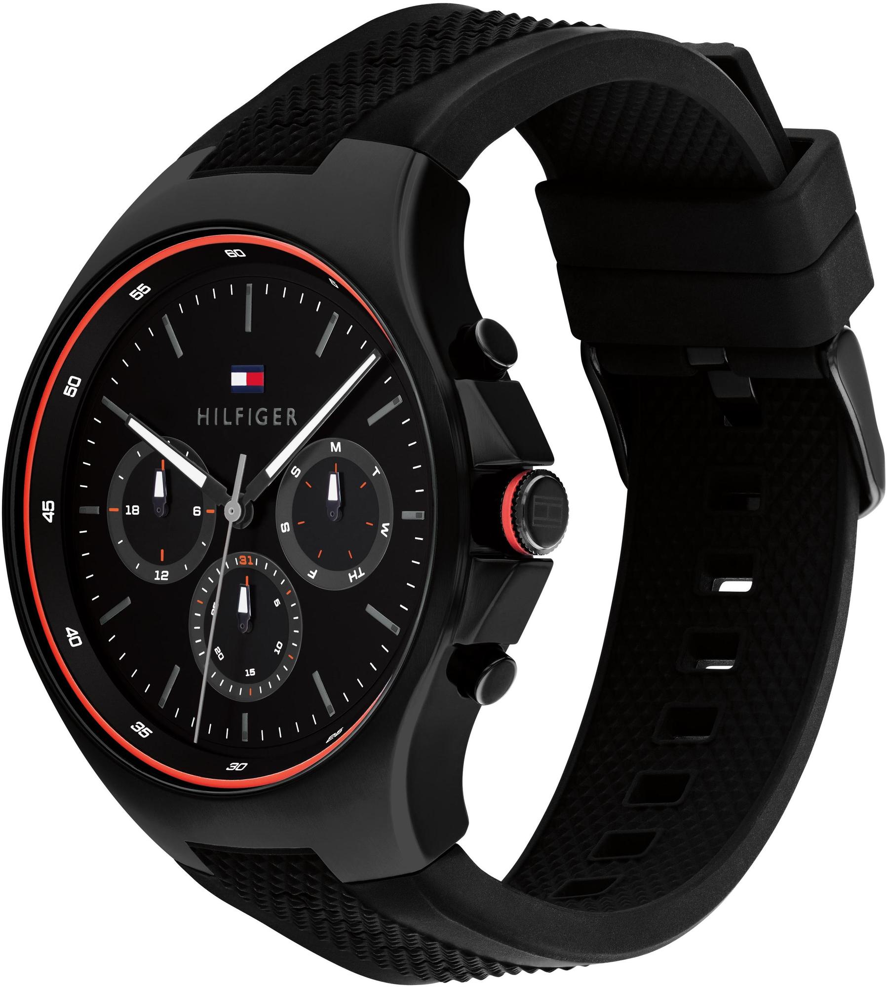 Tommy Hilfiger 1792056 zegarek czarny fashion-modowy Męskie pasek - miniatura 5