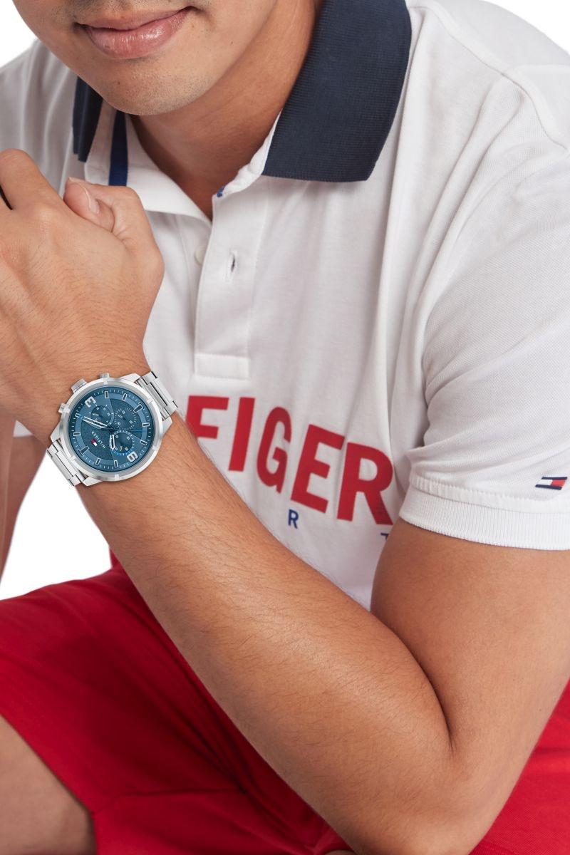 Tommy Hilfiger 1792077 Wild Męskie fashion-modowy zegarek srebrny - miniatura 7