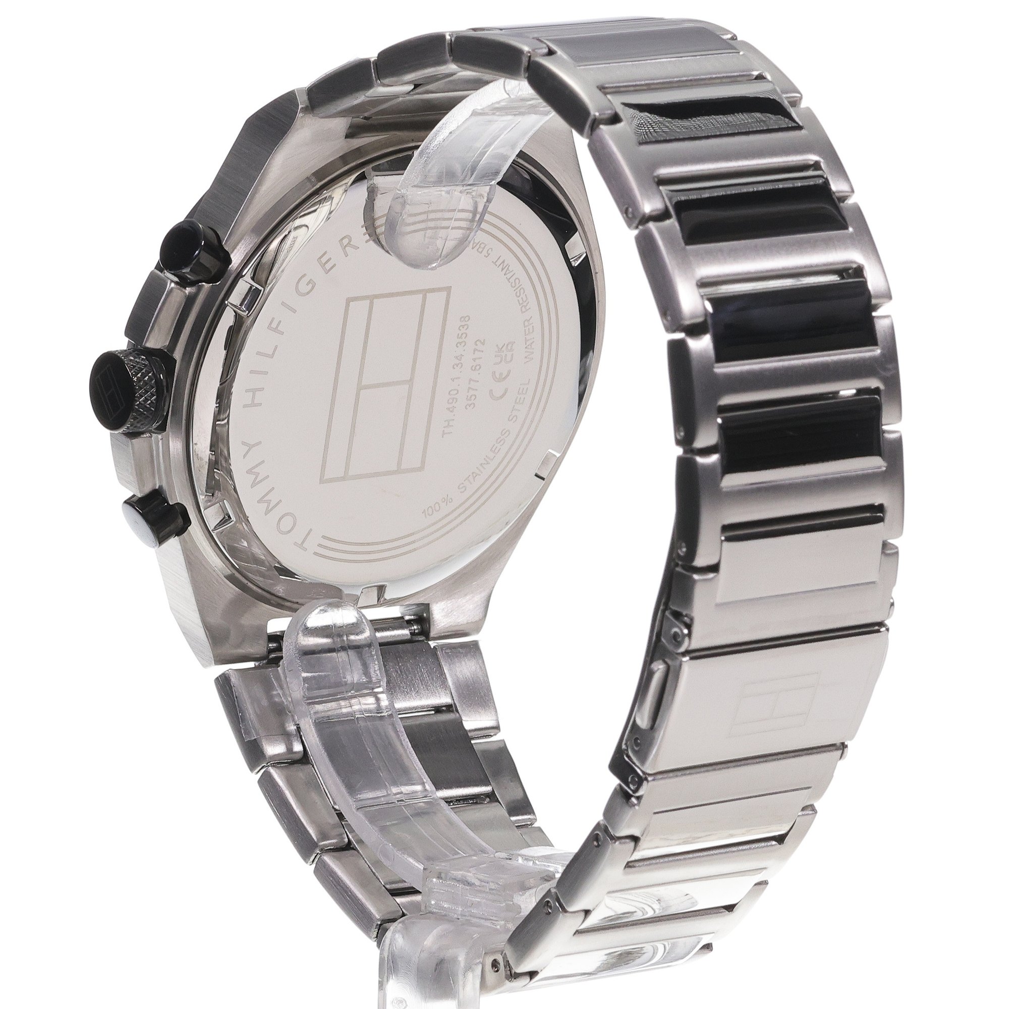 Tommy Hilfiger 1792087 zegarek srebrny klasyczny Męskie bransoleta - miniatura 4