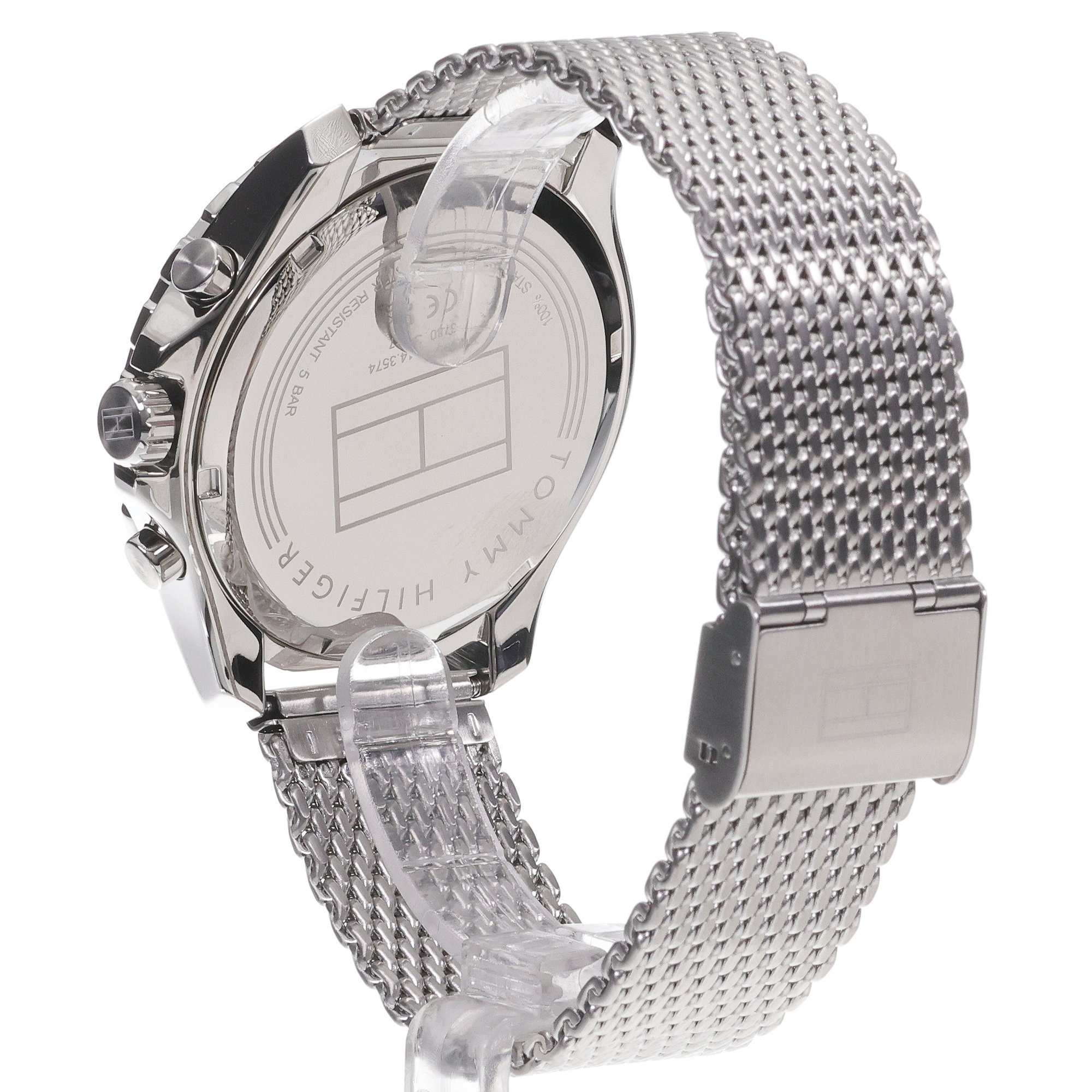 Tommy Hilfiger 1792092 zegarek srebrny klasyczny Męskie bransoleta