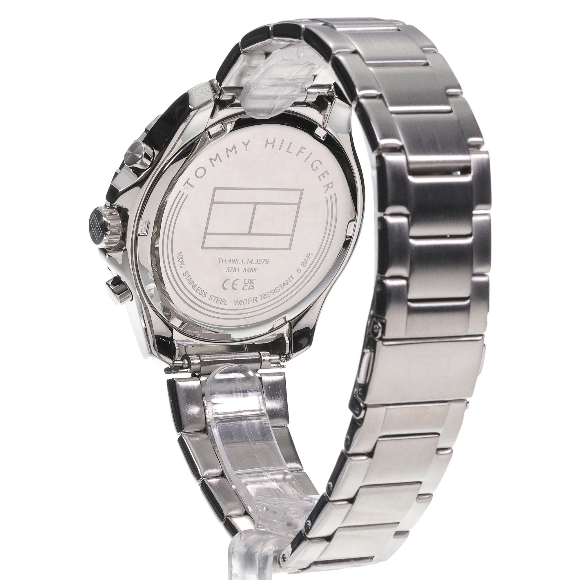 Tommy Hilfiger 1792094 zegarek srebrny klasyczny Męskie bransoleta