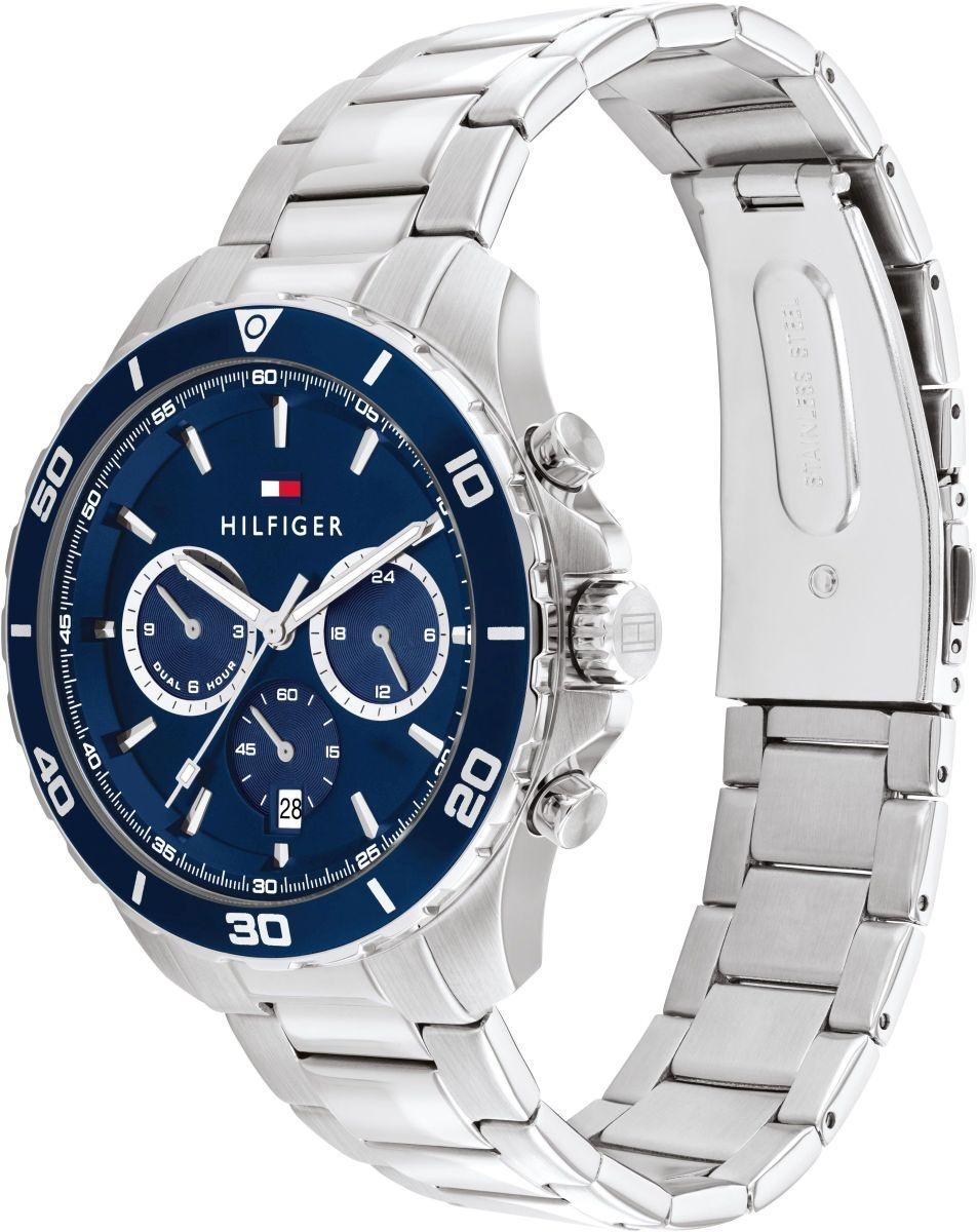 Tommy Hilfiger 1792094 zegarek srebrny klasyczny Męskie bransoleta