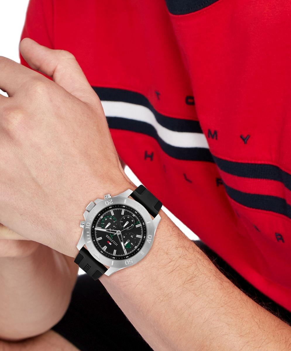 Tommy Hilfiger 1792111 Bryan Męskie klasyczny zegarek srebrny - miniatura 7