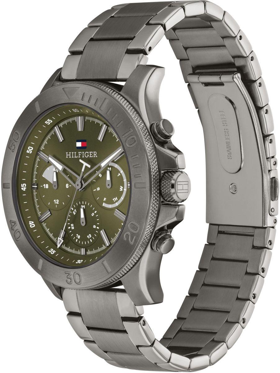 Tommy Hilfiger 1792115 zegarek szary klasyczny Męskie bransoleta - miniatura 5