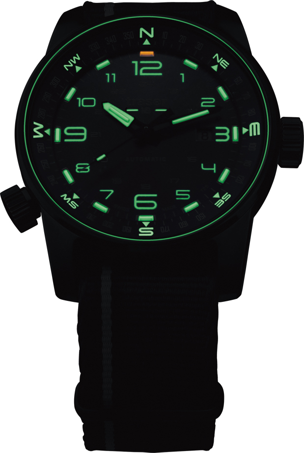P68 Pathfinder Automatic Black NATO Strap Traser TS-107718 - hover