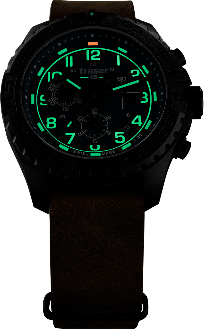 Traser TS-109045 P96 Outdoor Pioneer Evolution P96 OdP Evolution Chrono Grey zegarek męski sportowy szafirowe - miniatura 7