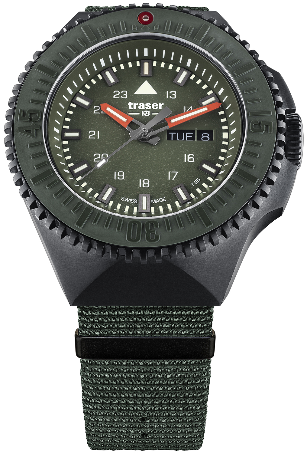 P69 Black Stealth Green NATO Strap Traser TS-109858 