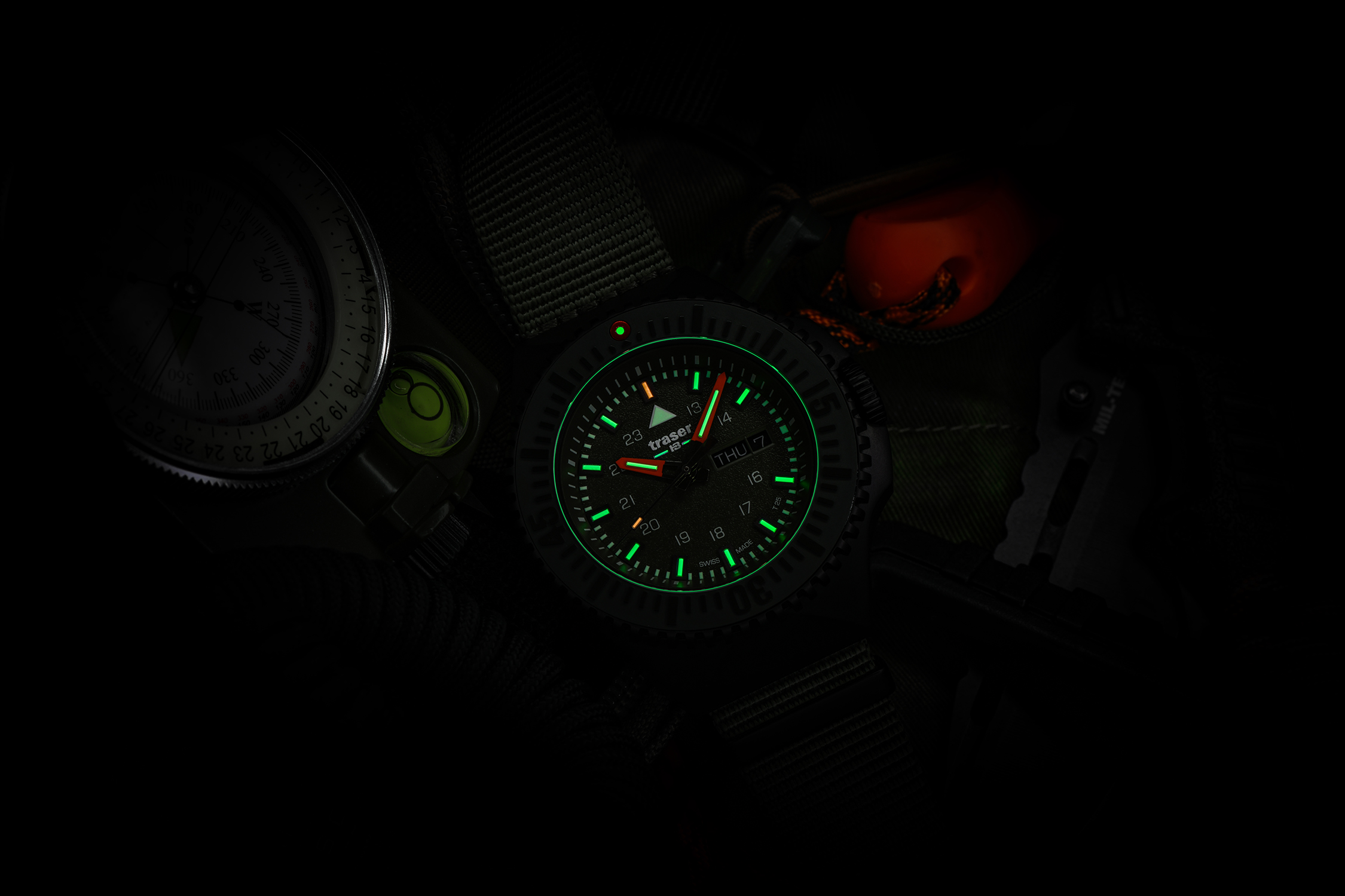 Traser TS-109858 P69 Black Stealth zegarek męski sportowy szafirowe - miniatura 9