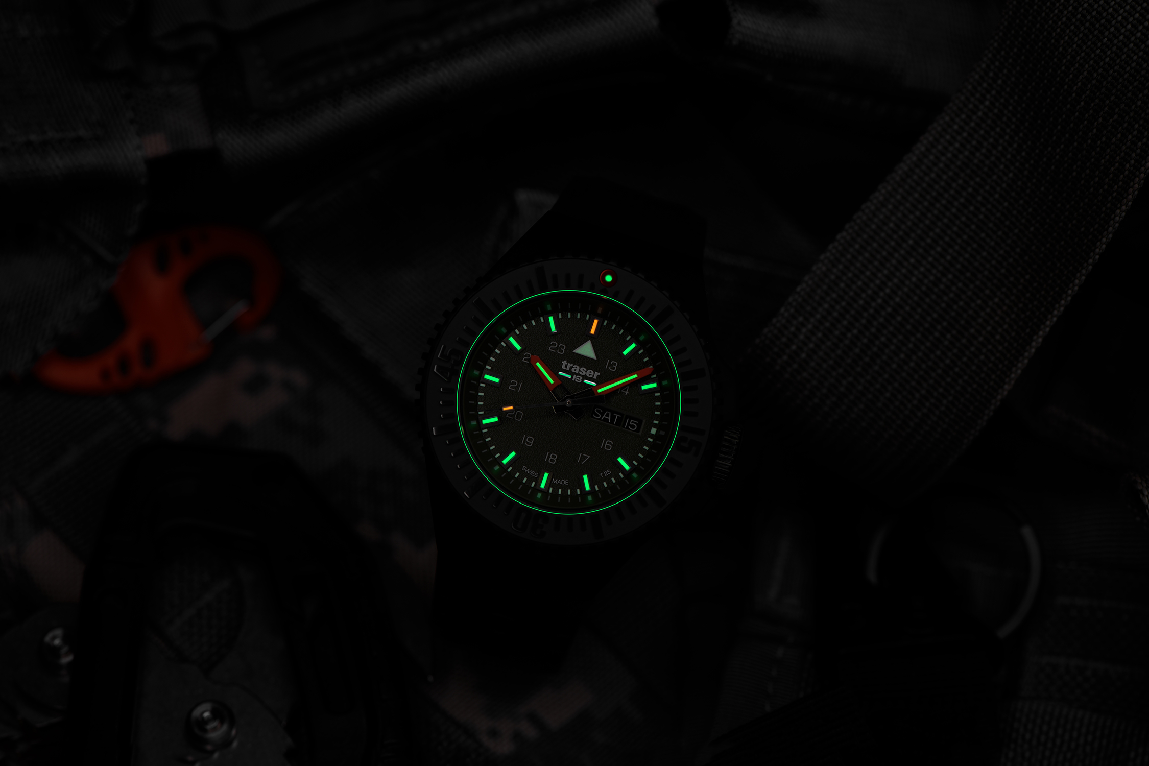 Traser TS-109859 P69 Black Stealth zegarek męski sportowy szafirowe - miniatura 11