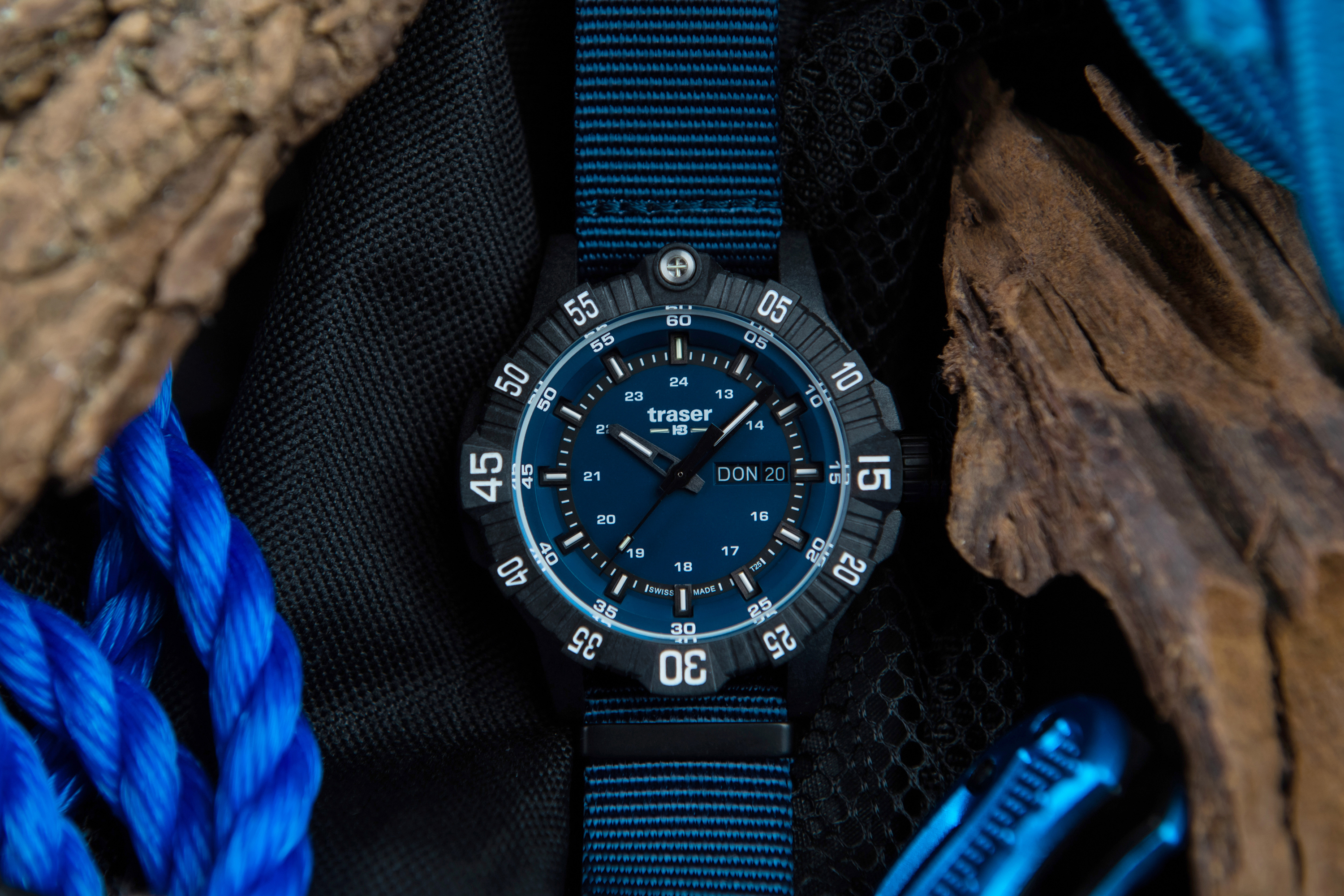 Traser TS-110724 P99 Q Tactical Blue NATO Strap zegarek wojskowy P99 Q Tactical - miniatura 4