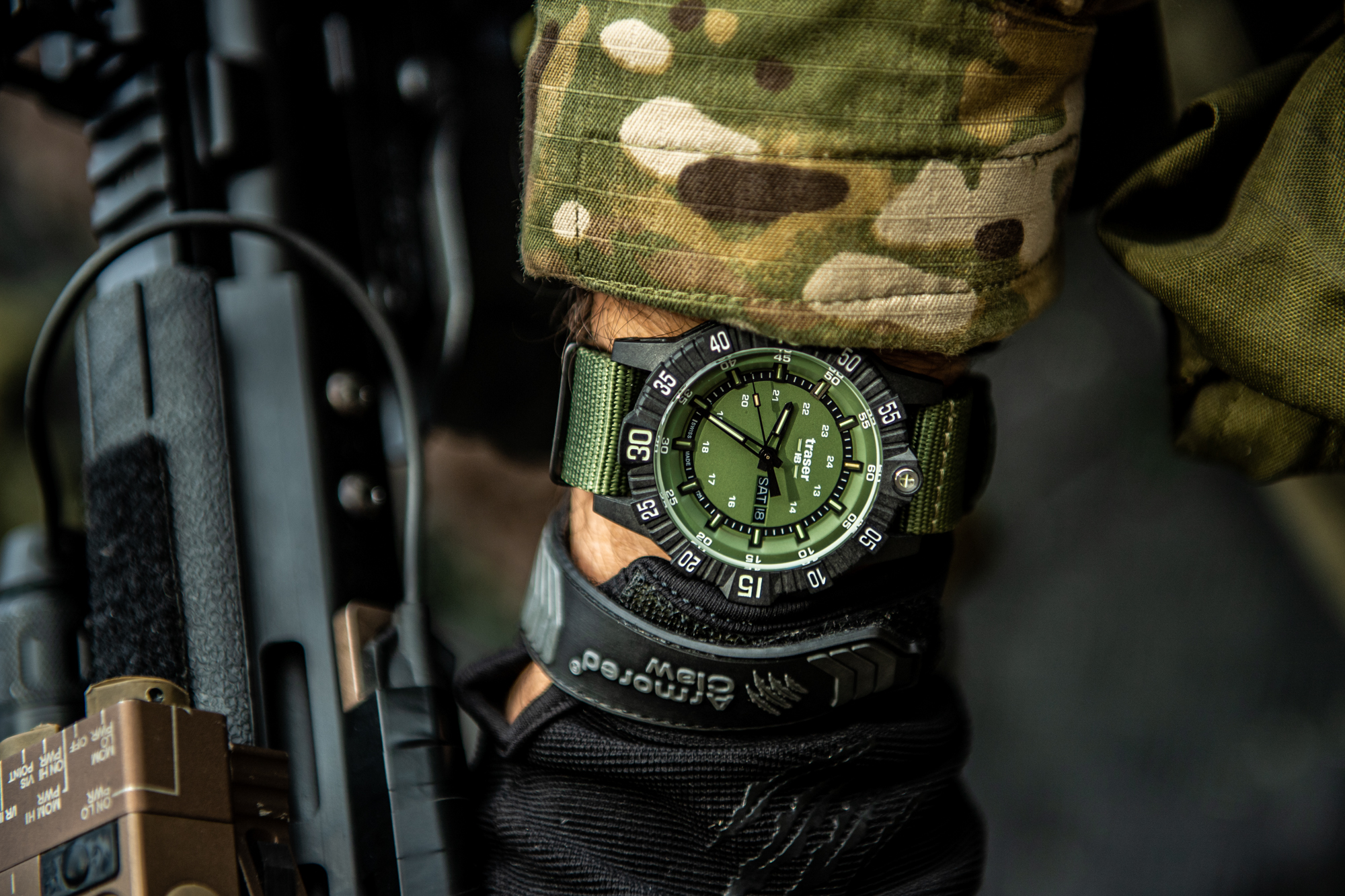 Traser TS-110726 zegarek męski wojskowy P99 Q Tactical pasek - miniatura 10